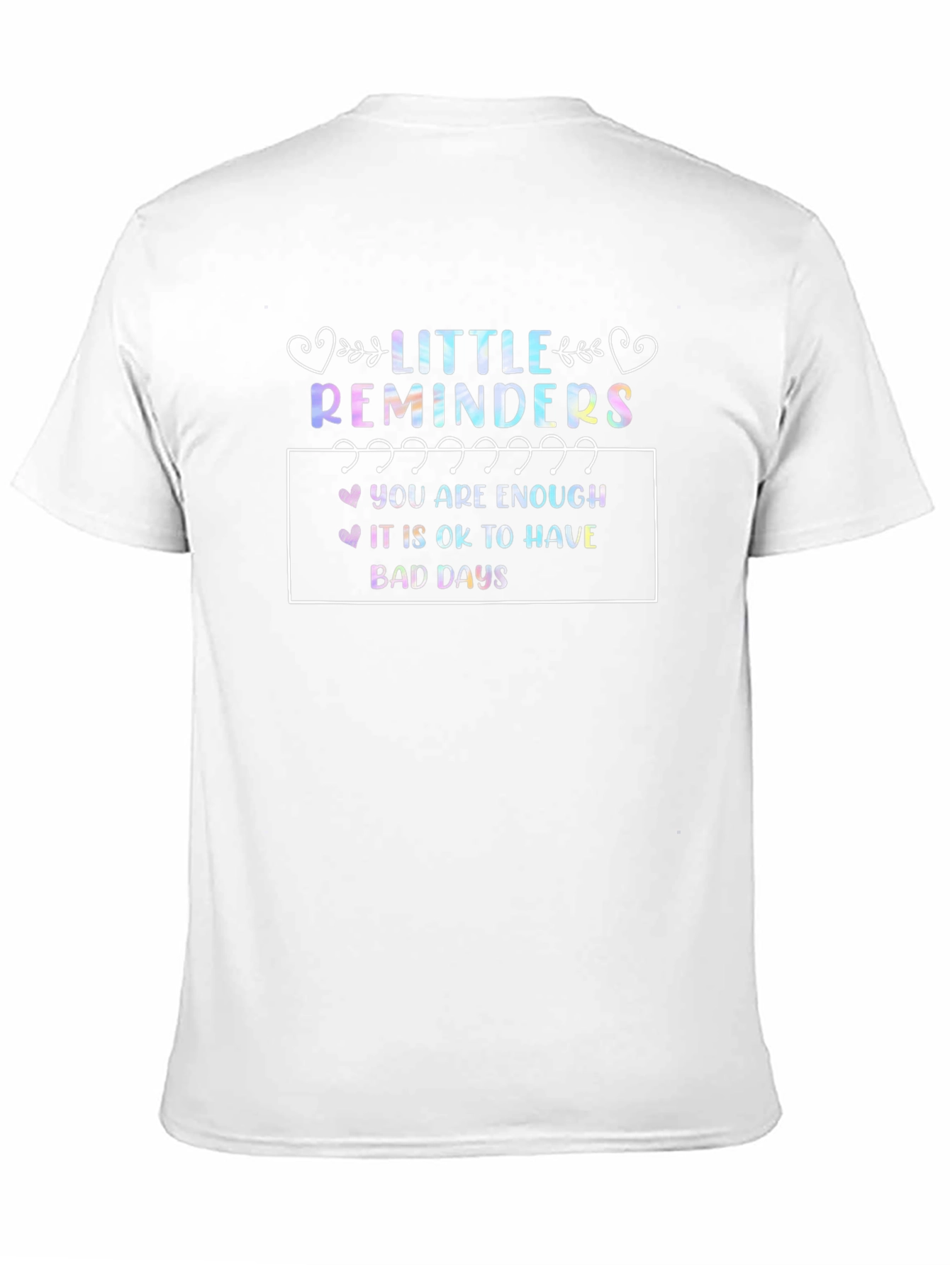 Black Little Reminders Graphic T-Shirt - Unisex view 11