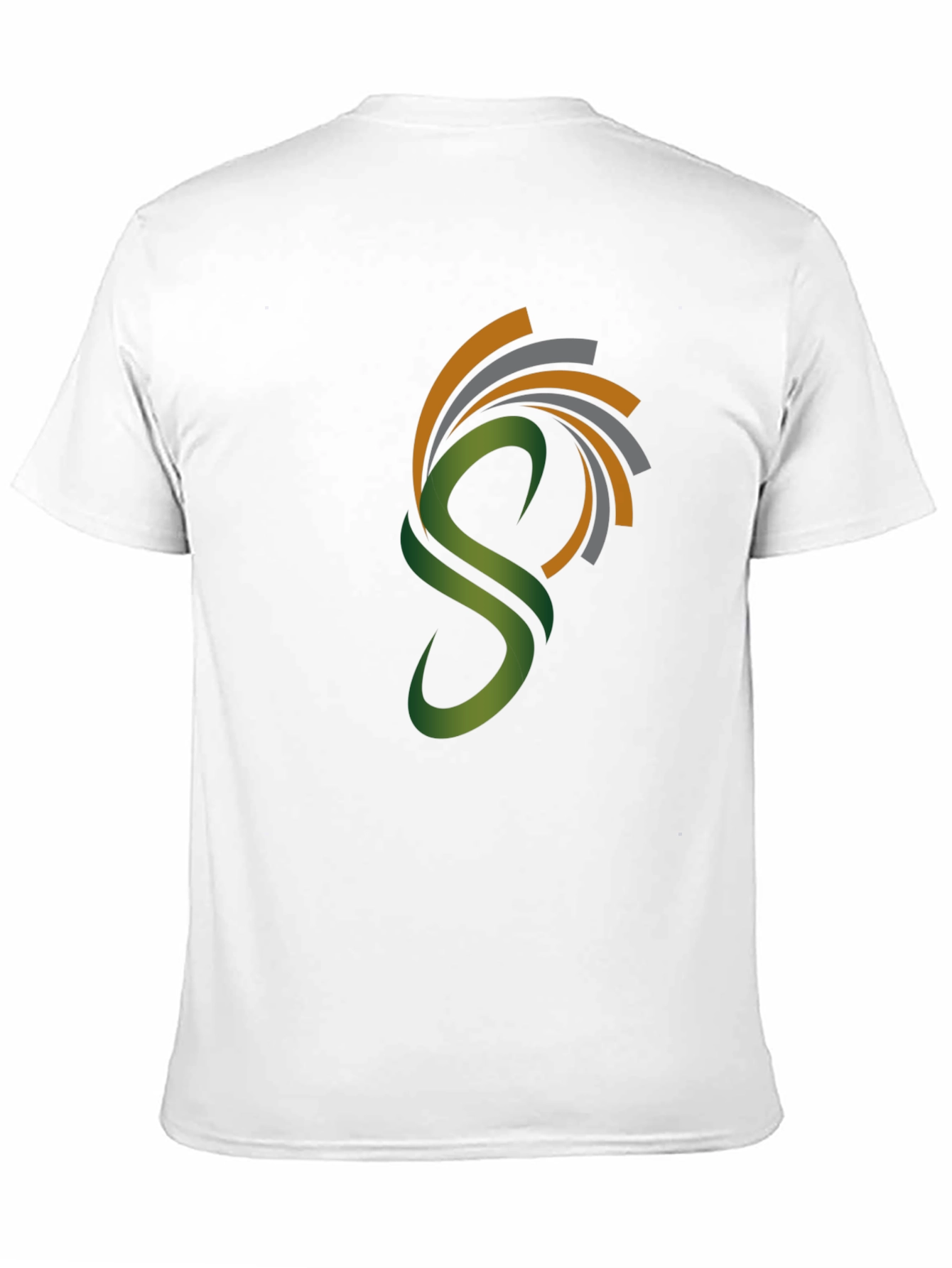 Black Modern Graphic Print Black T-Shirt view 11