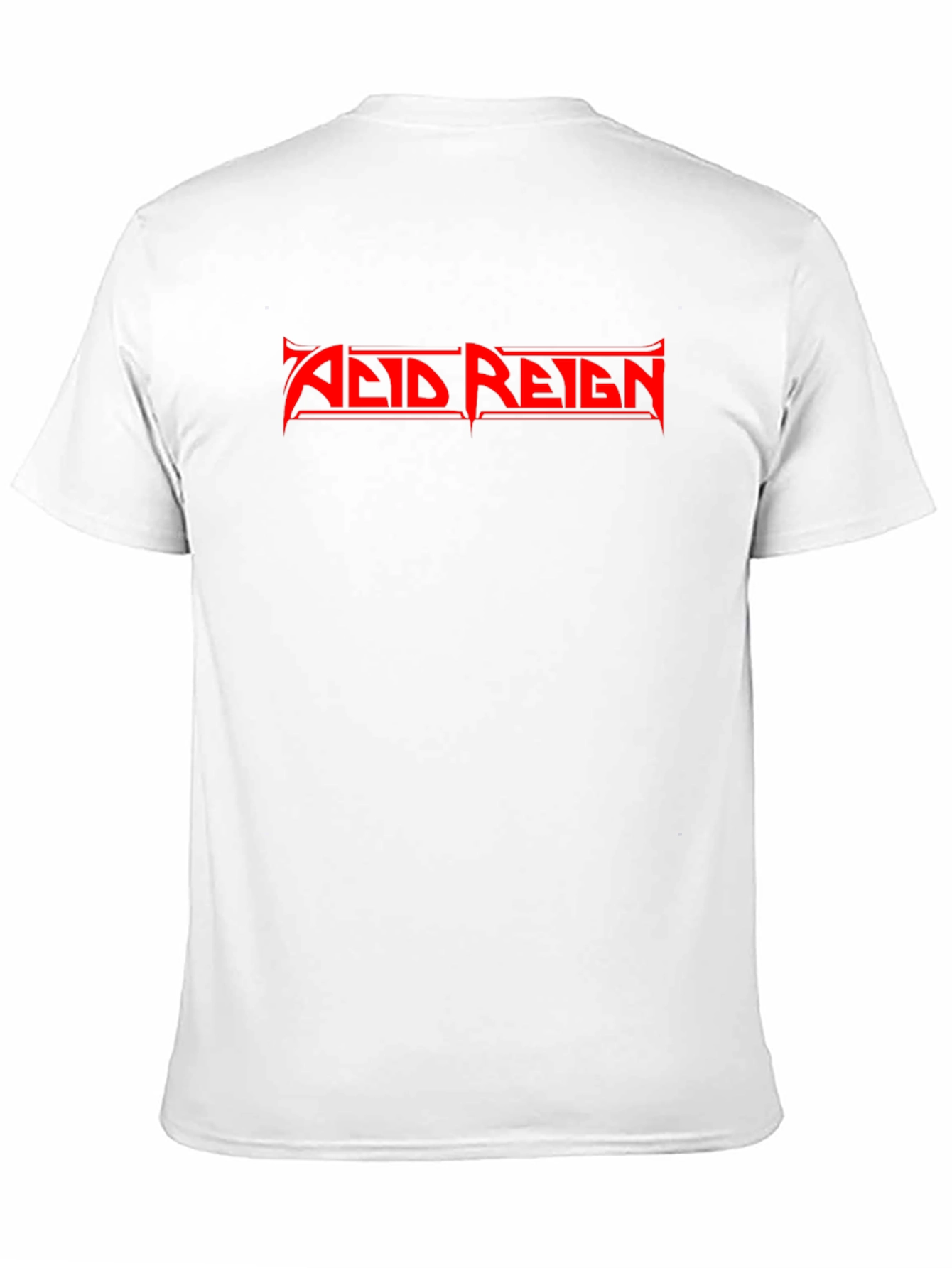 Black Acid Reign Band T-Shirt - Black Cotton Tee view 11