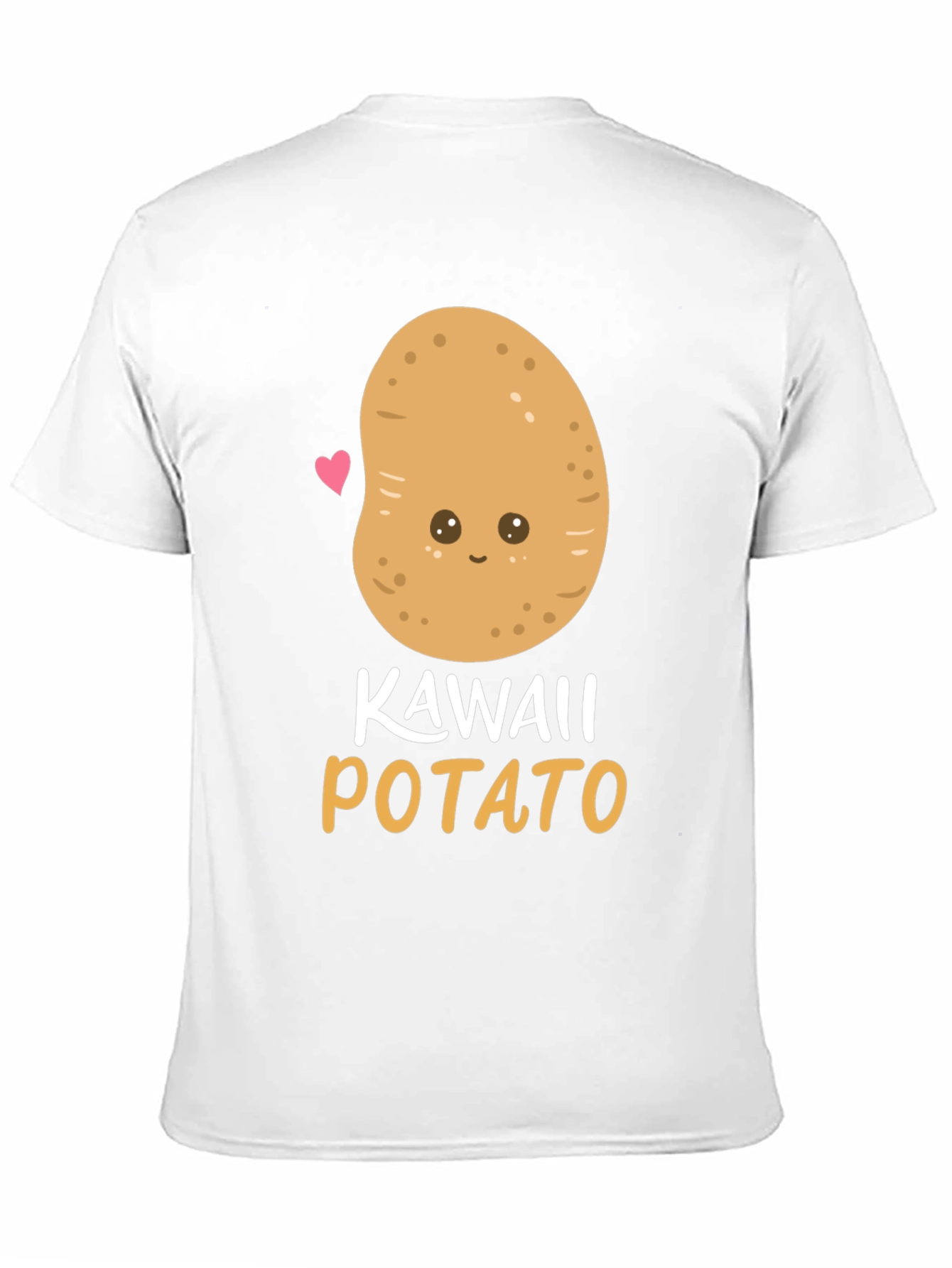 Black Kawaii Potato Graphic Tee - Unisex Comfort view 11