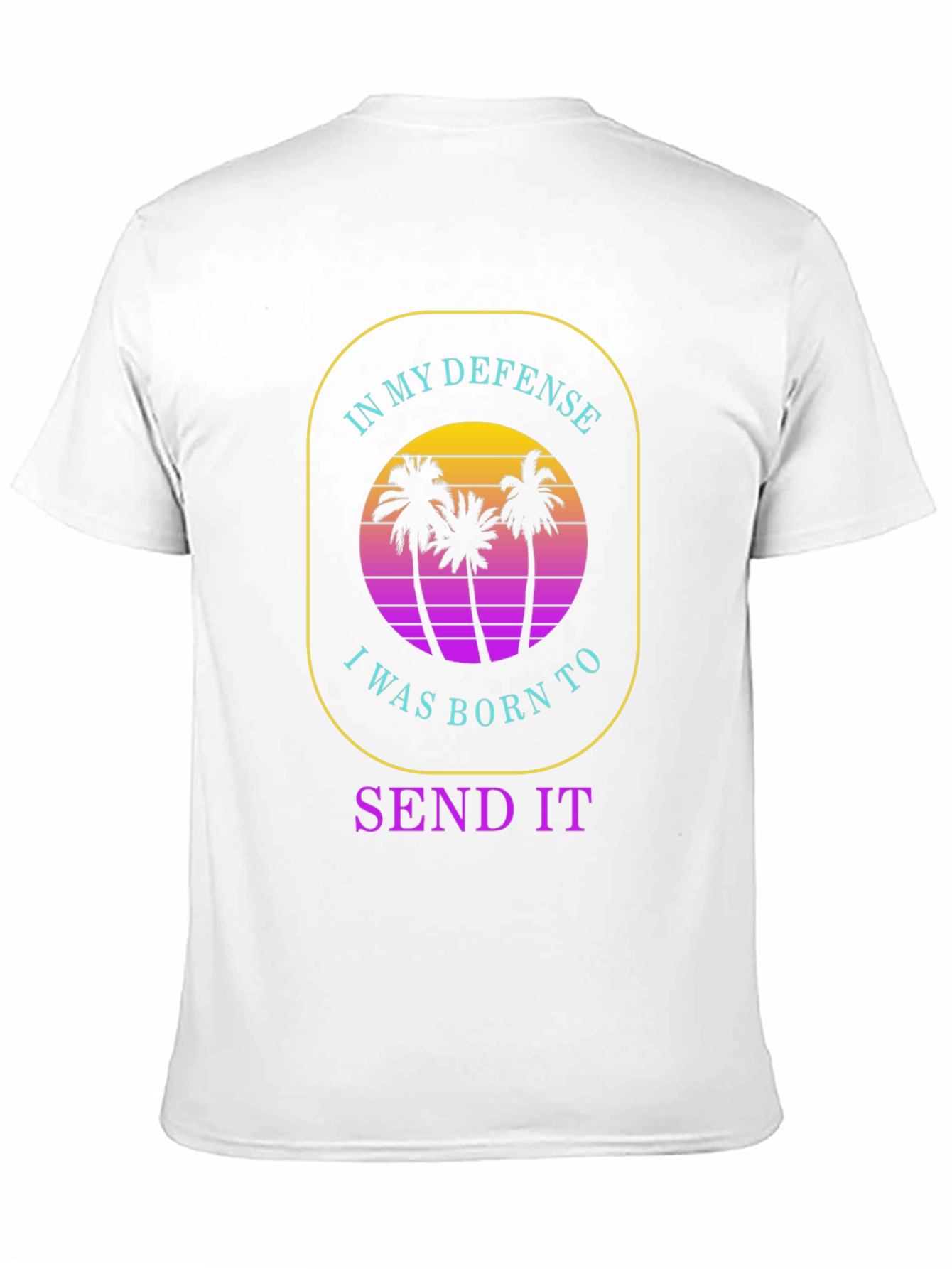 Black In My Defense I Was Born To Send It T-Shirt view 11