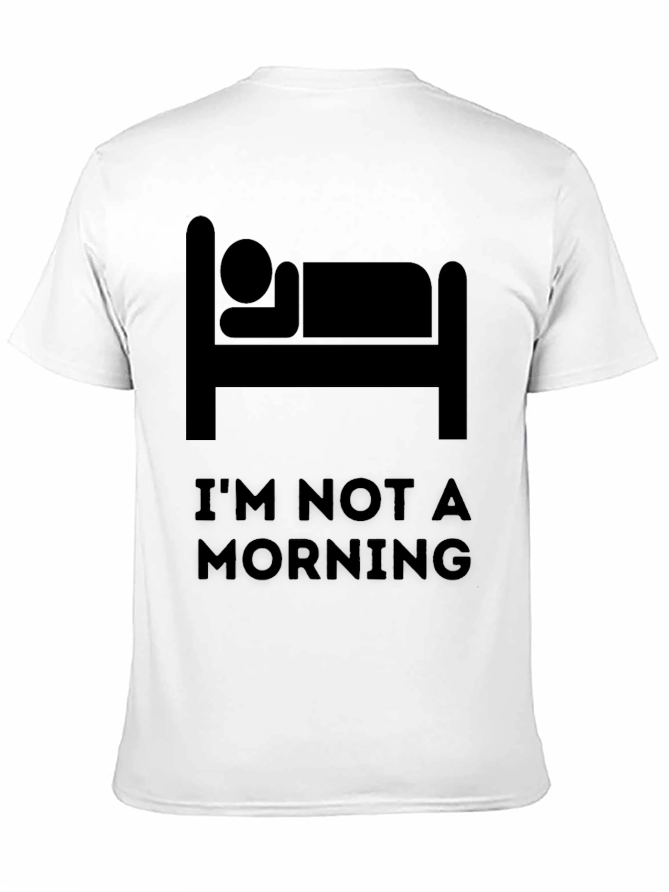 Black I'm Not A Morning Person Graphic Tee view 11