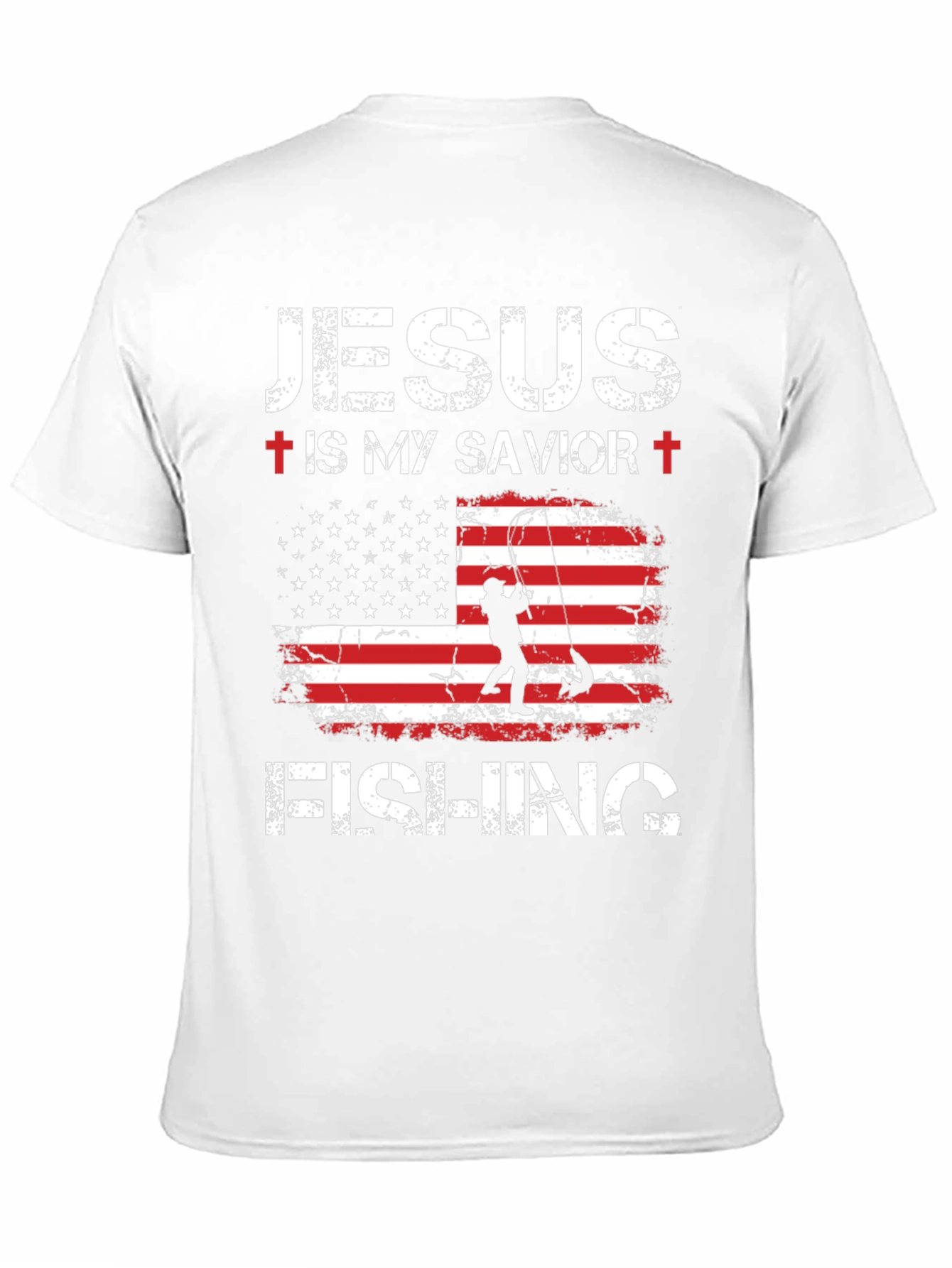 Jesus is My Savior Fishing T-Shirt - 11