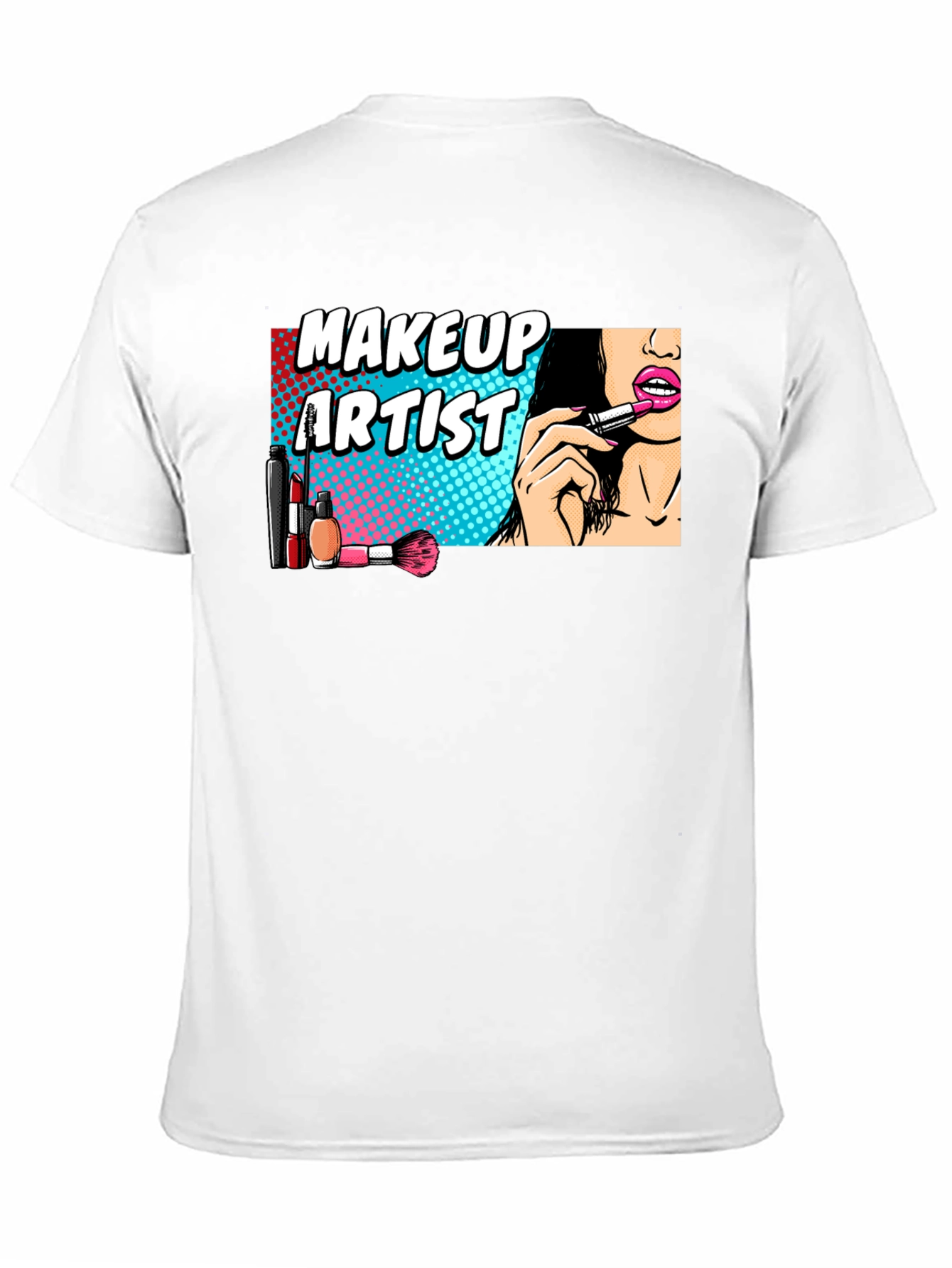 Black Makeup Artist T-Shirt view 11