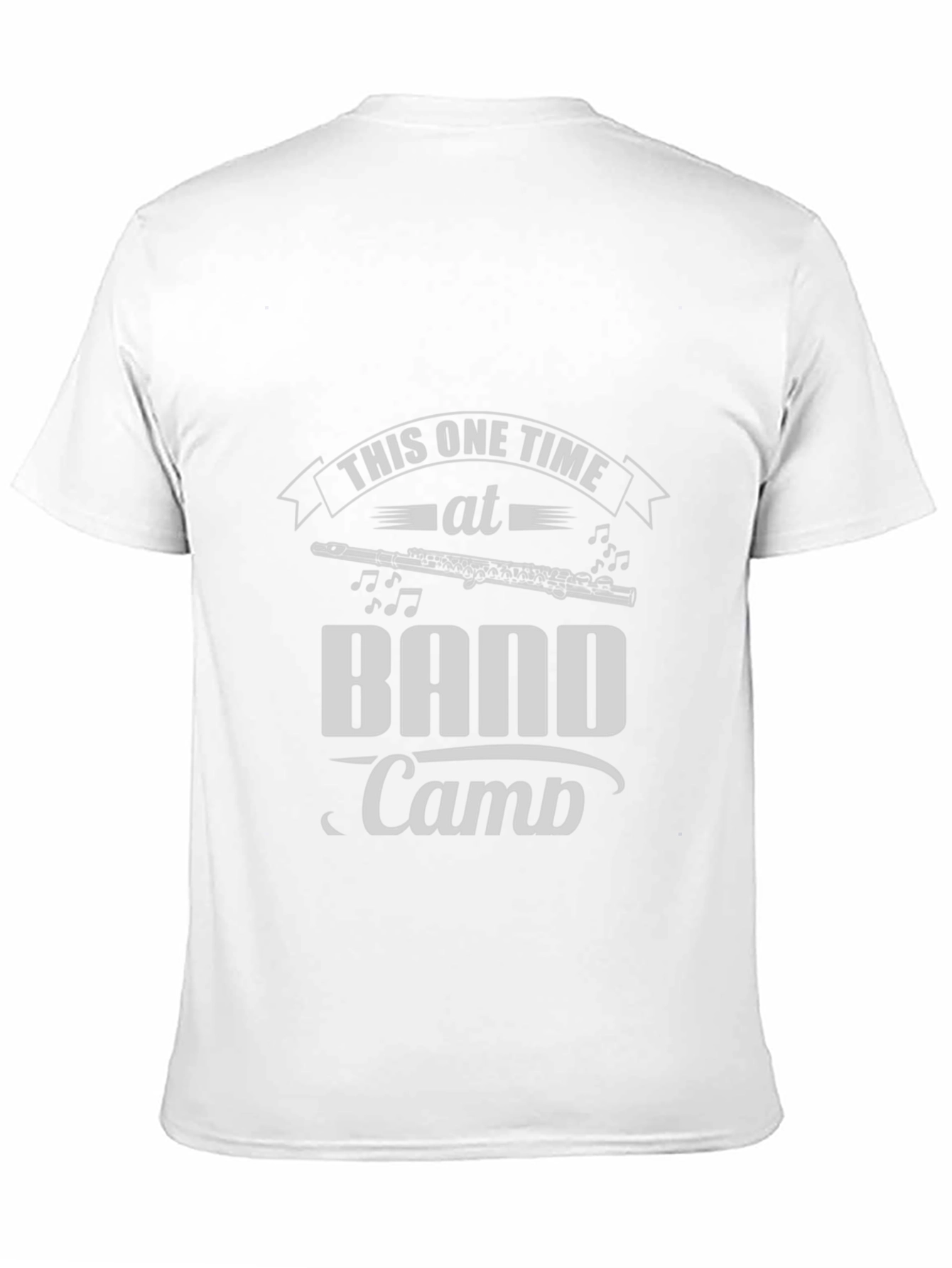 Black Band Camp Flute Tee - Musician Humor T-Shirt view 11
