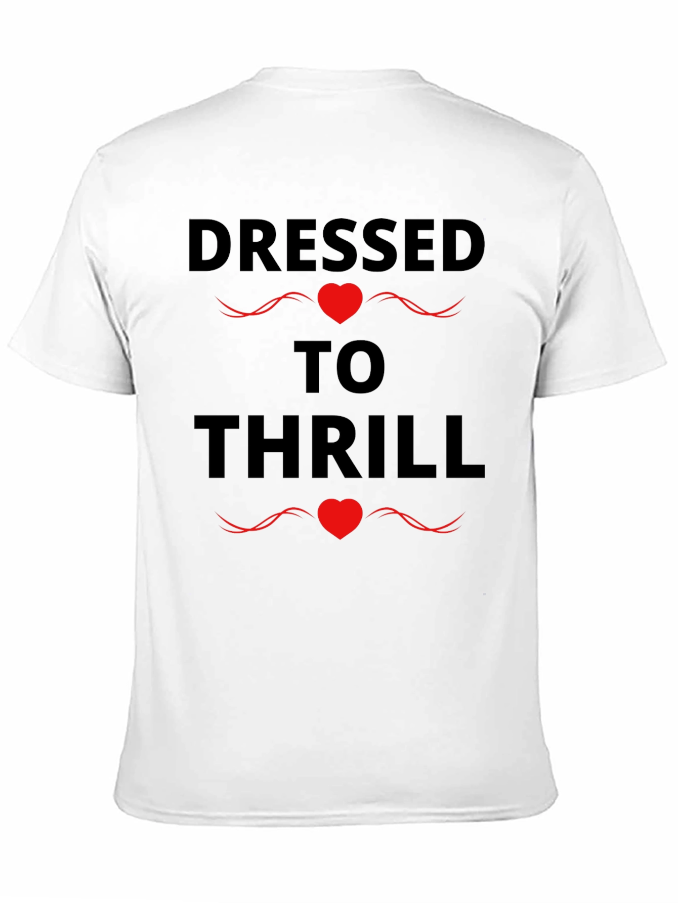 Black Dressed to Thrill Graphic Print Black T-Shirt view 11
