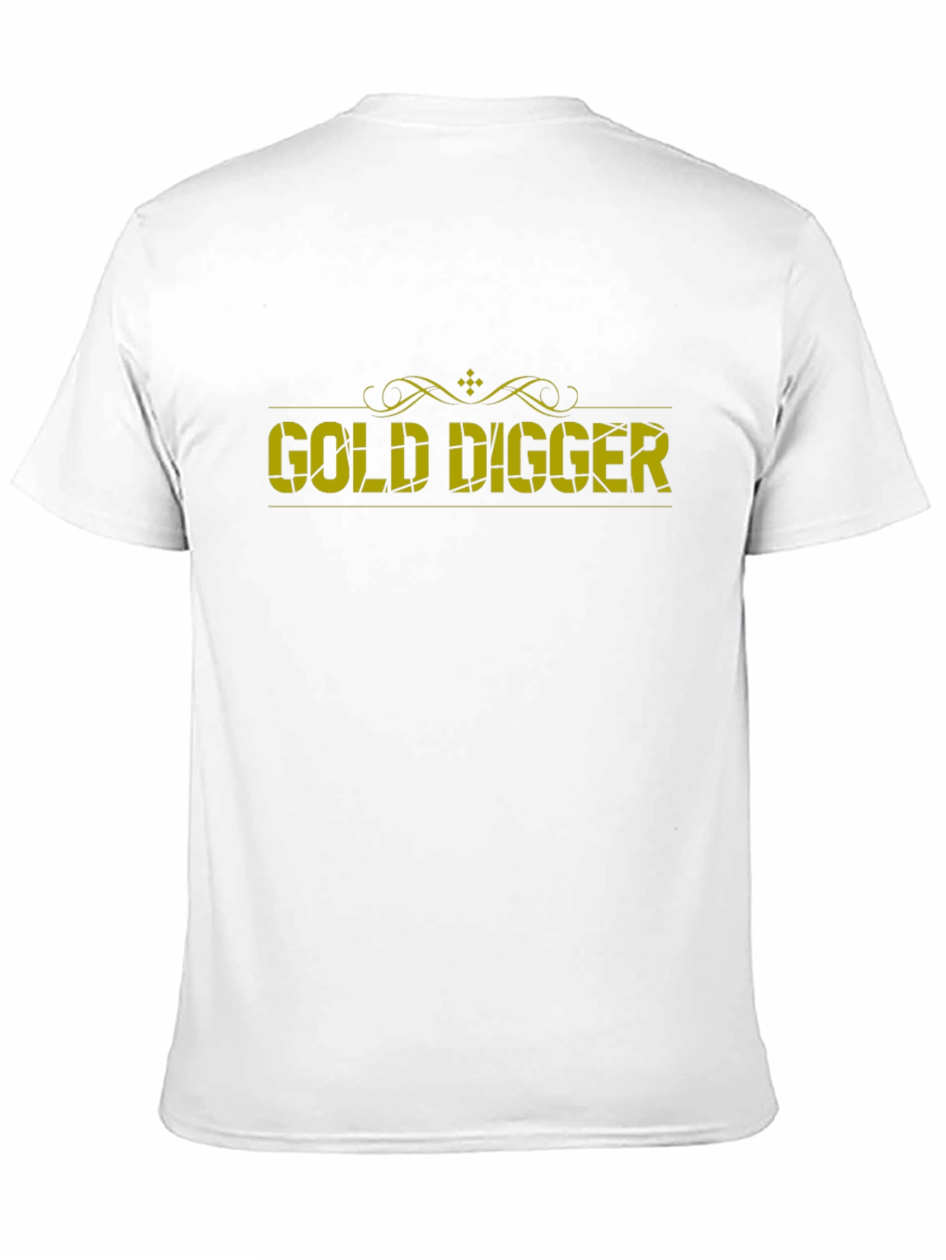 Black Gold Digger Graphic Black T-Shirt view 11