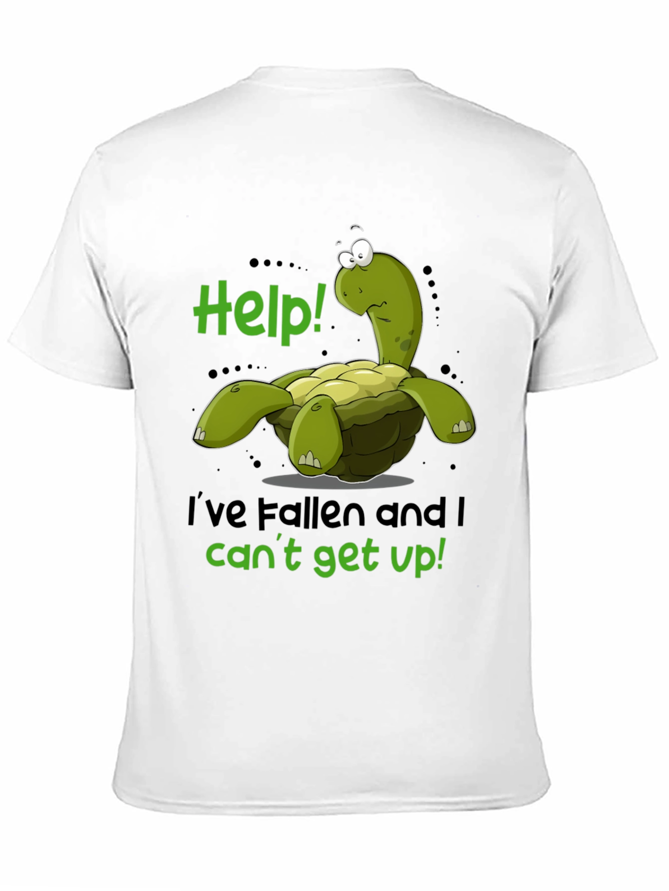 Black Help! Turtle T-Shirt view 11