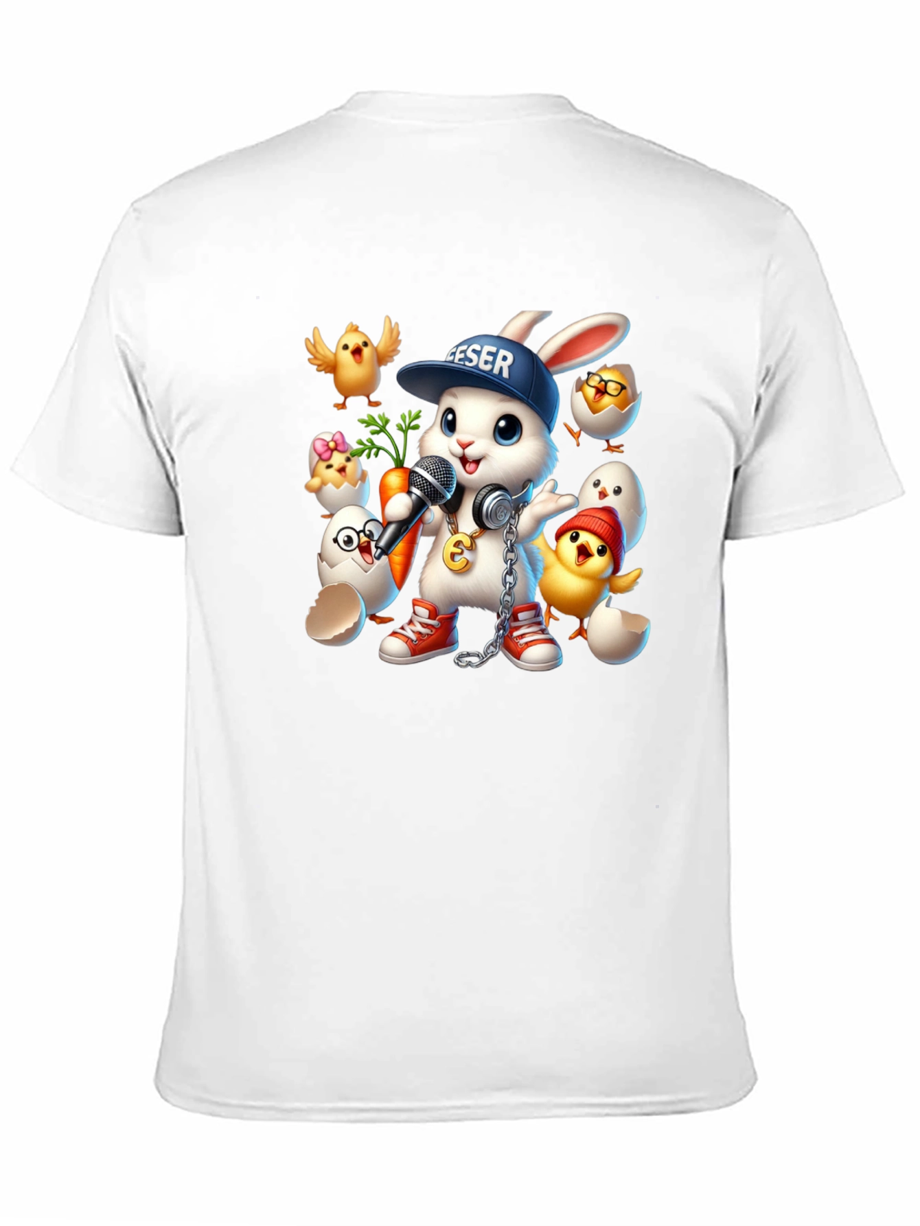 Black Bunny Rapper Graphic Tee view 11