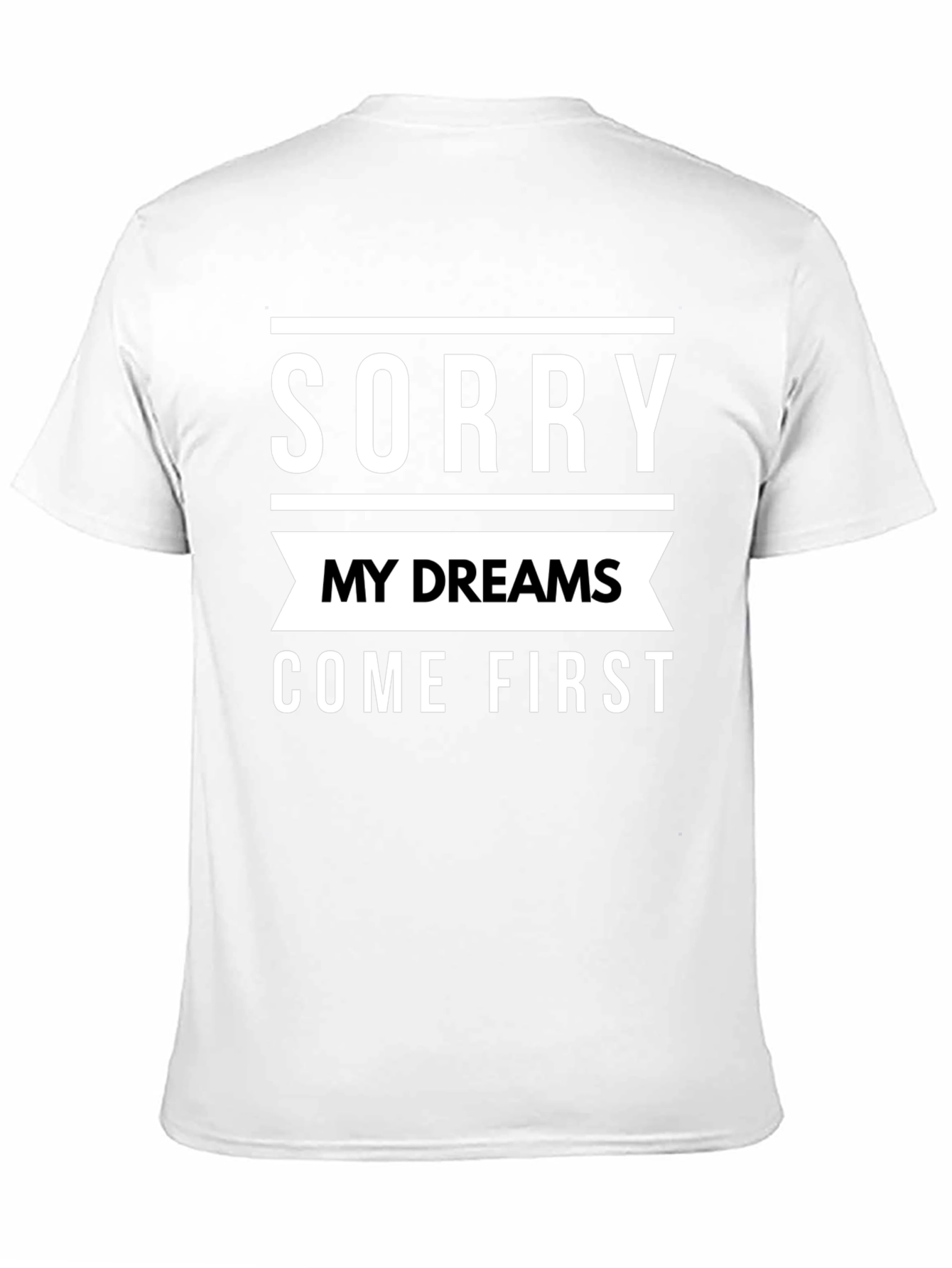 Black Sorry My Dreams Come First Graphic Tee view 11