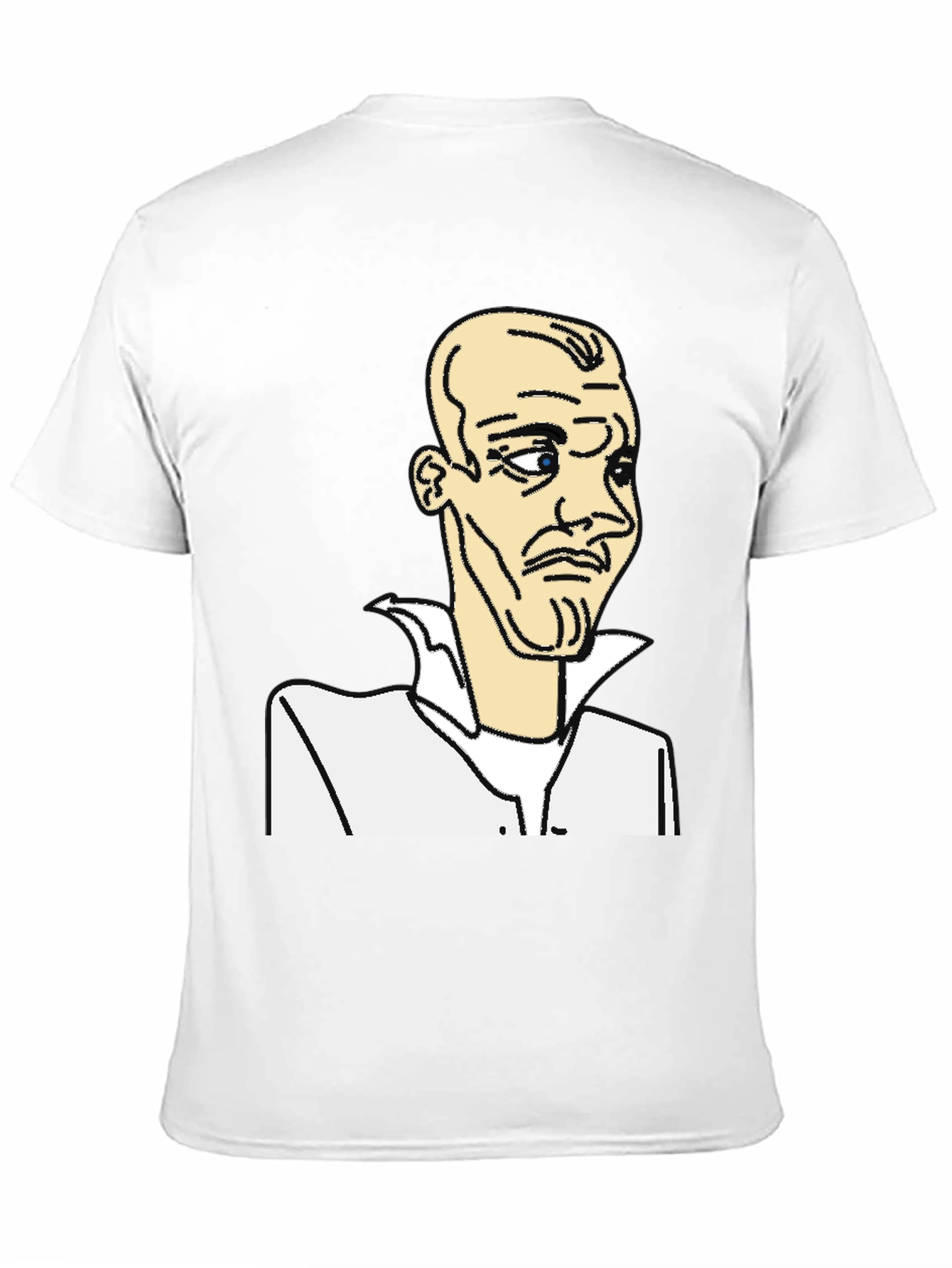 Black Cartoon Character Graphic Black T-Shirt view 11