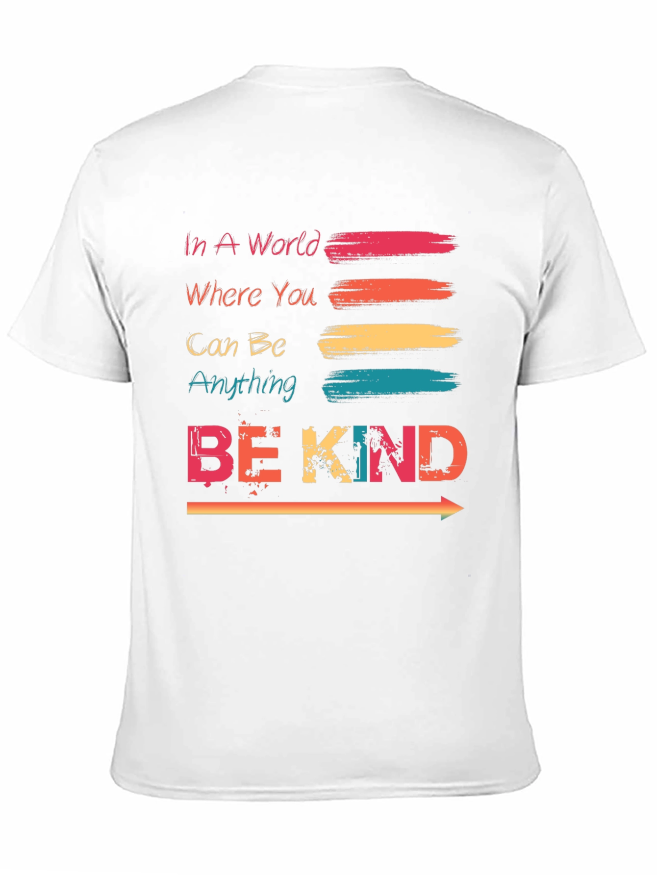 Black Be Kind T-Shirt - Trendy Graphic Tee for Positive Vibes view 11