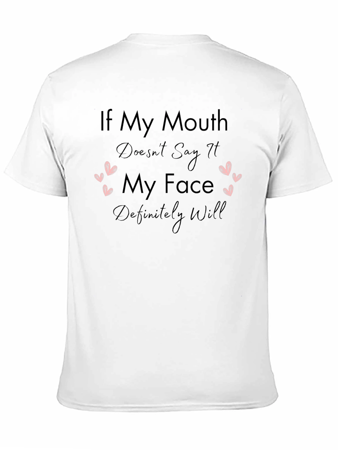 Black Sarcastic Statement Black T-Shirt view 11