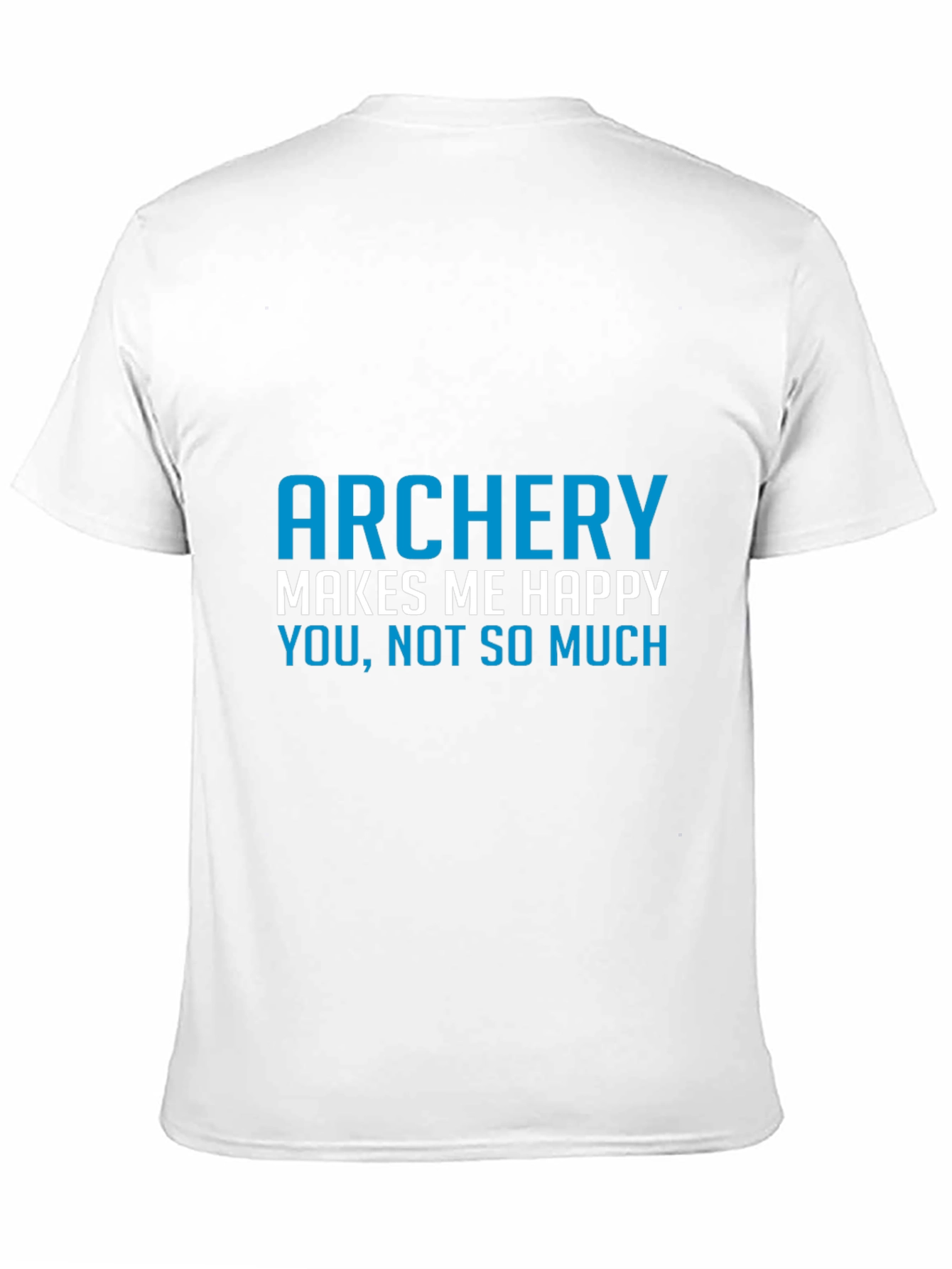Black Archery Makes Me Happy Graphic Tee view 11