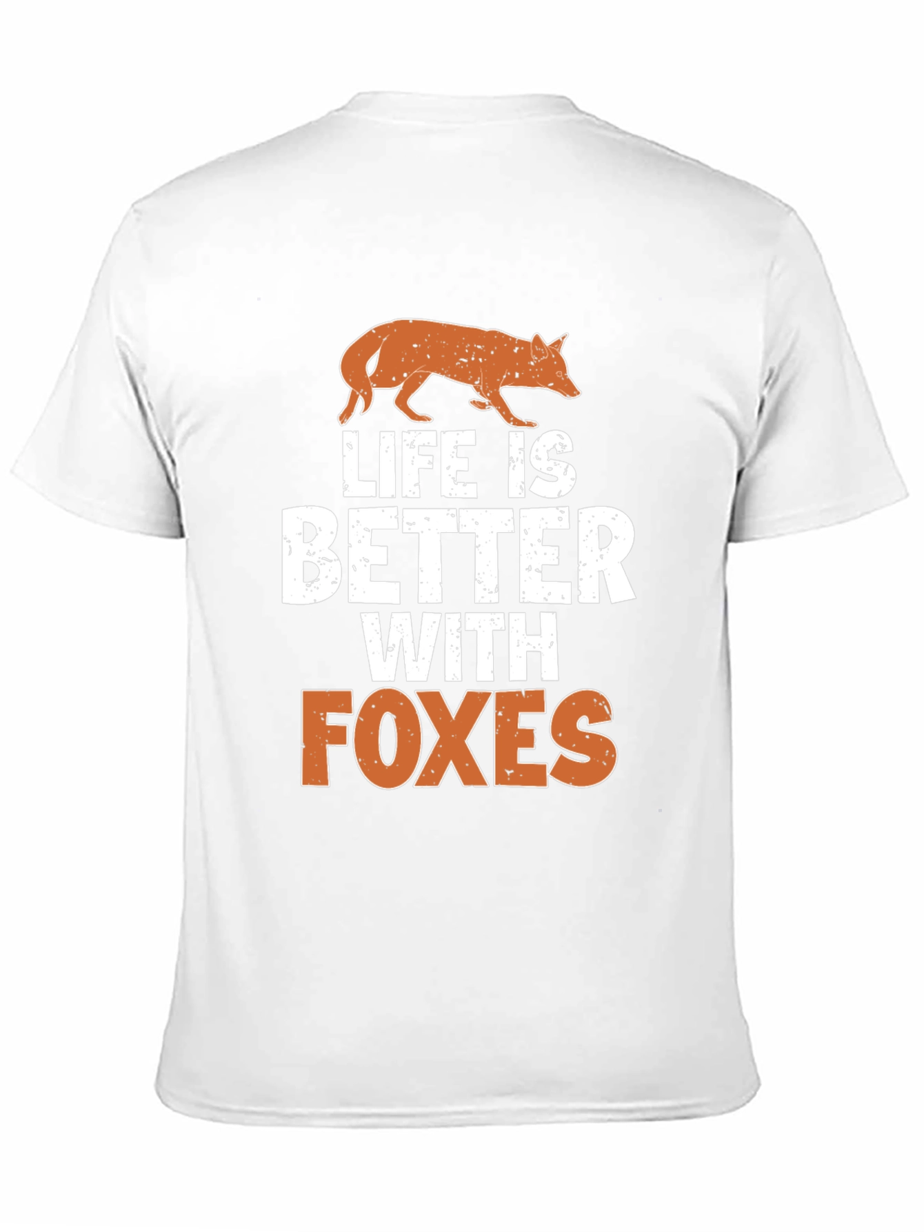 Black Life is Better with Foxes Graphic Tee - Black view 11
