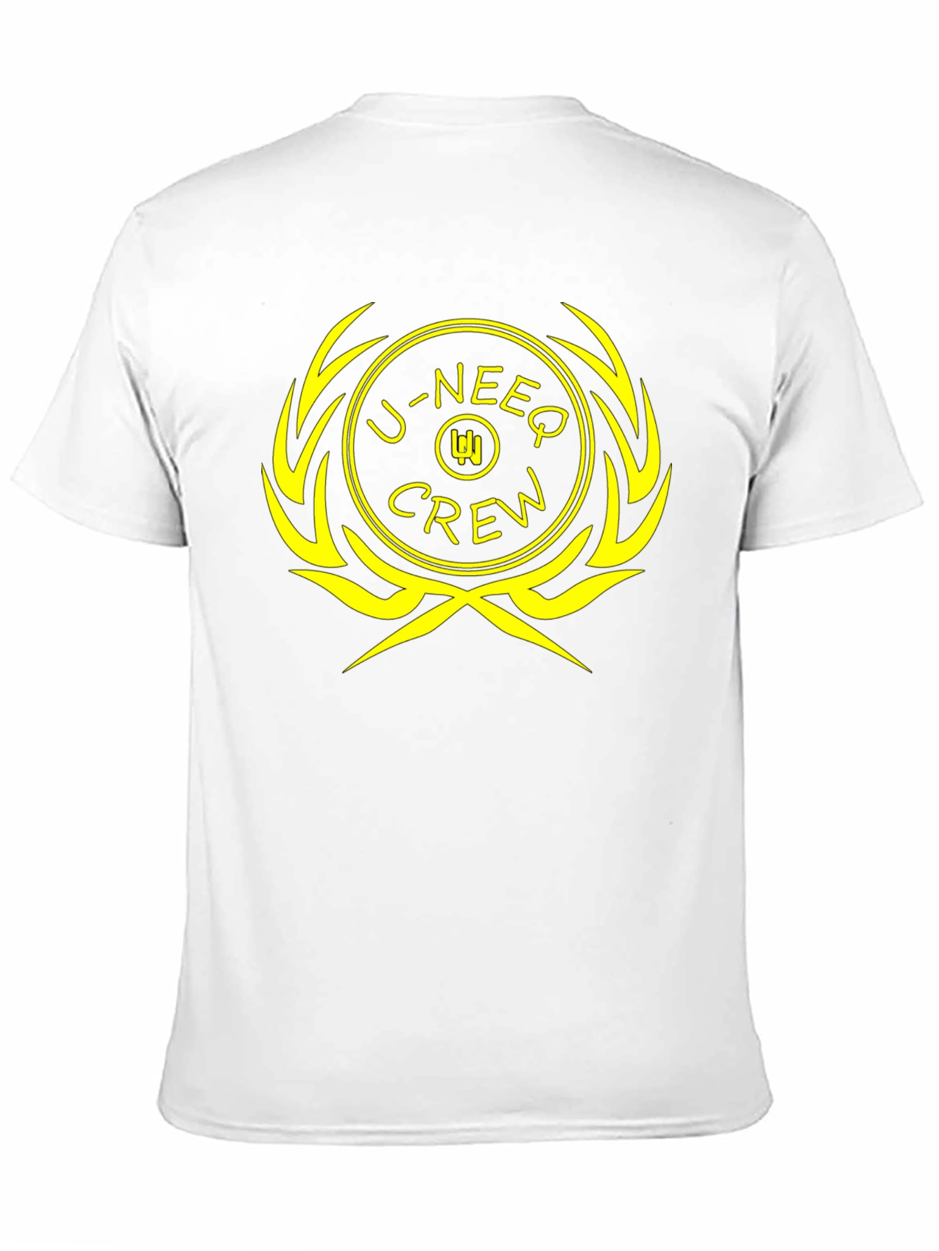 Black U-NEEQ Crew Black Graphic T-Shirt view 11