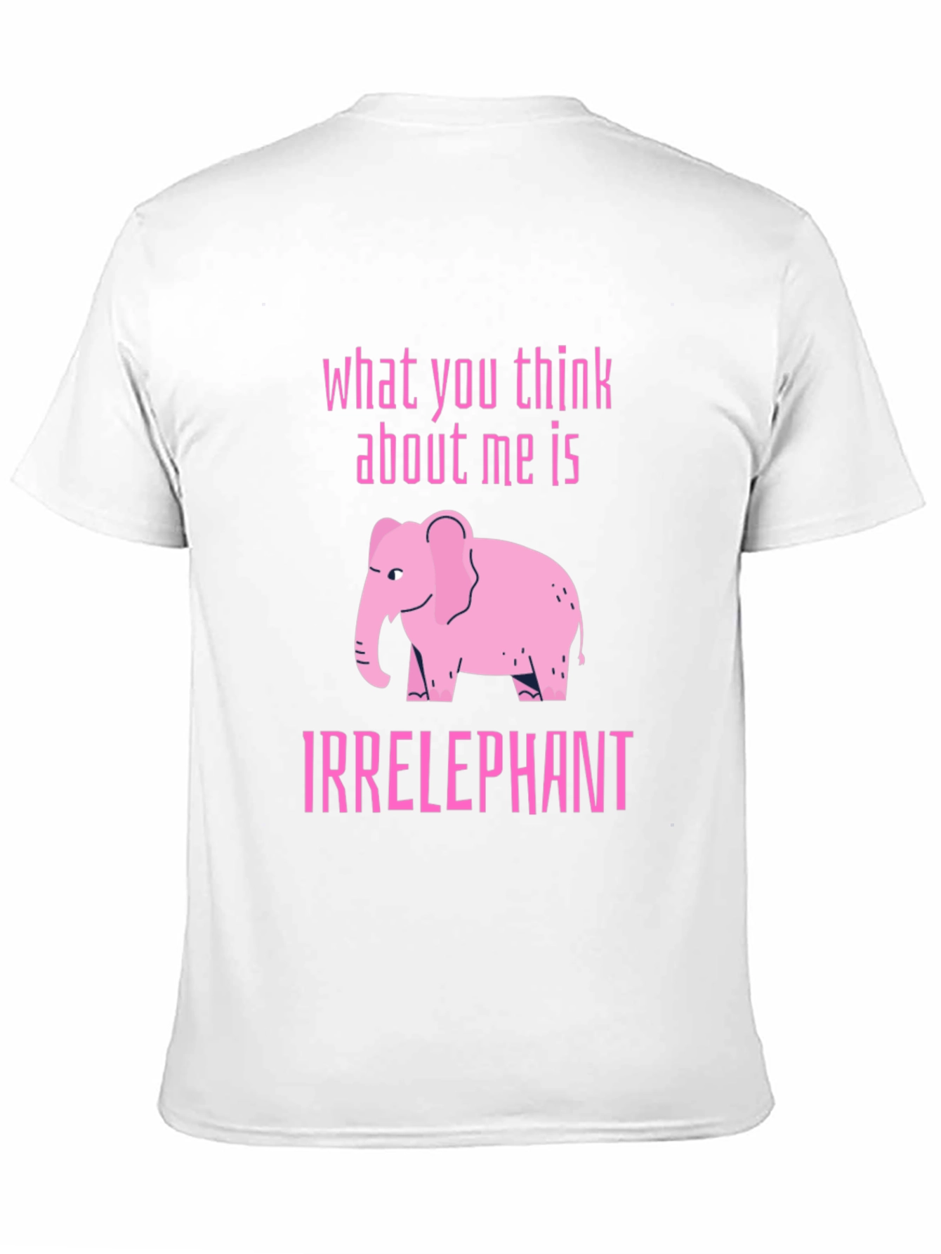 Black Irrelephant Graphic T-Shirt - Black Cotton Tee view 11