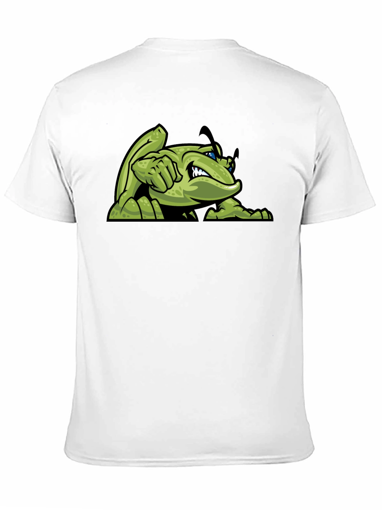 Black Green Angry Bug Graphic Tee - Men's Black T-Shirt view 11