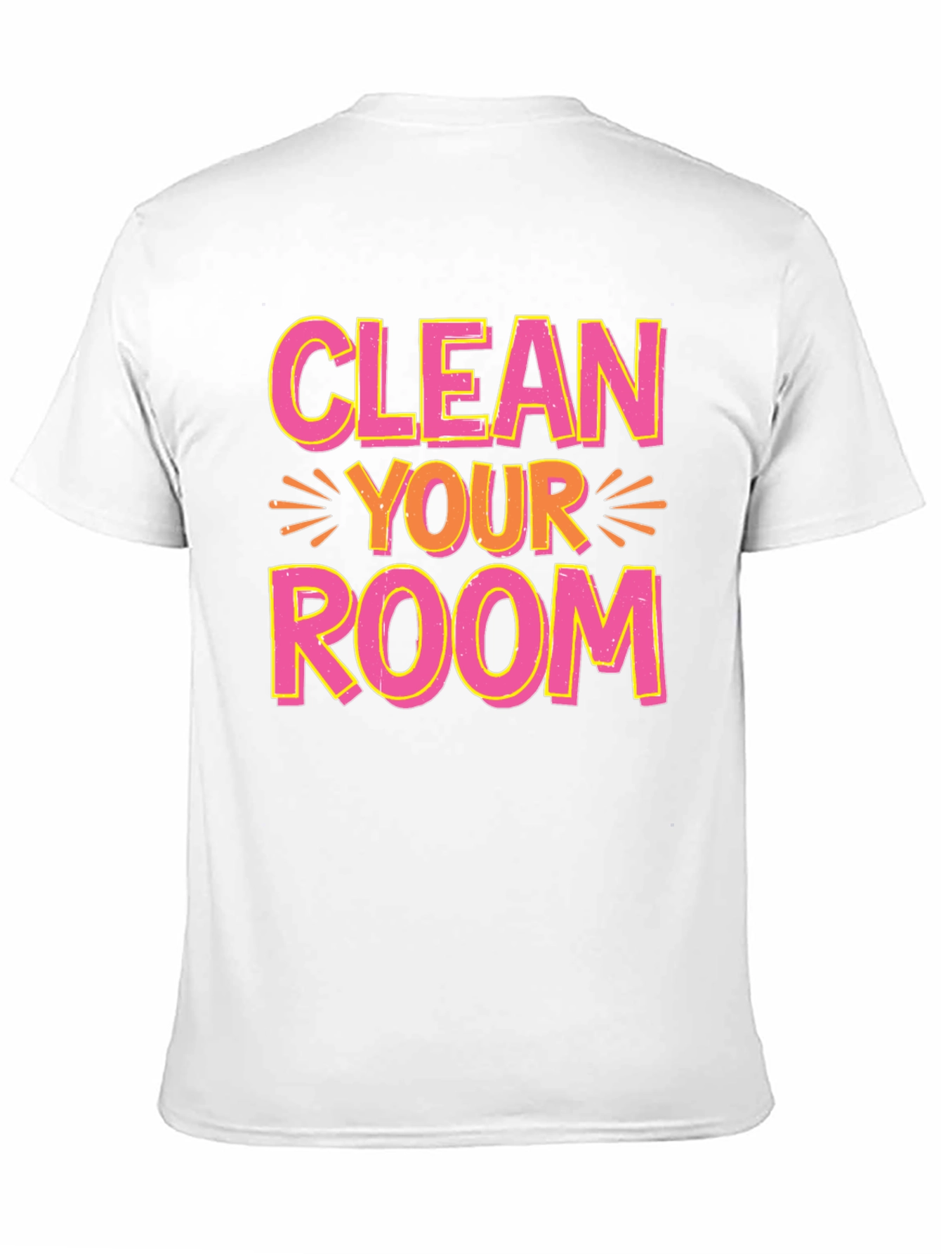 Black Clean Your Room Graphic Tee view 11