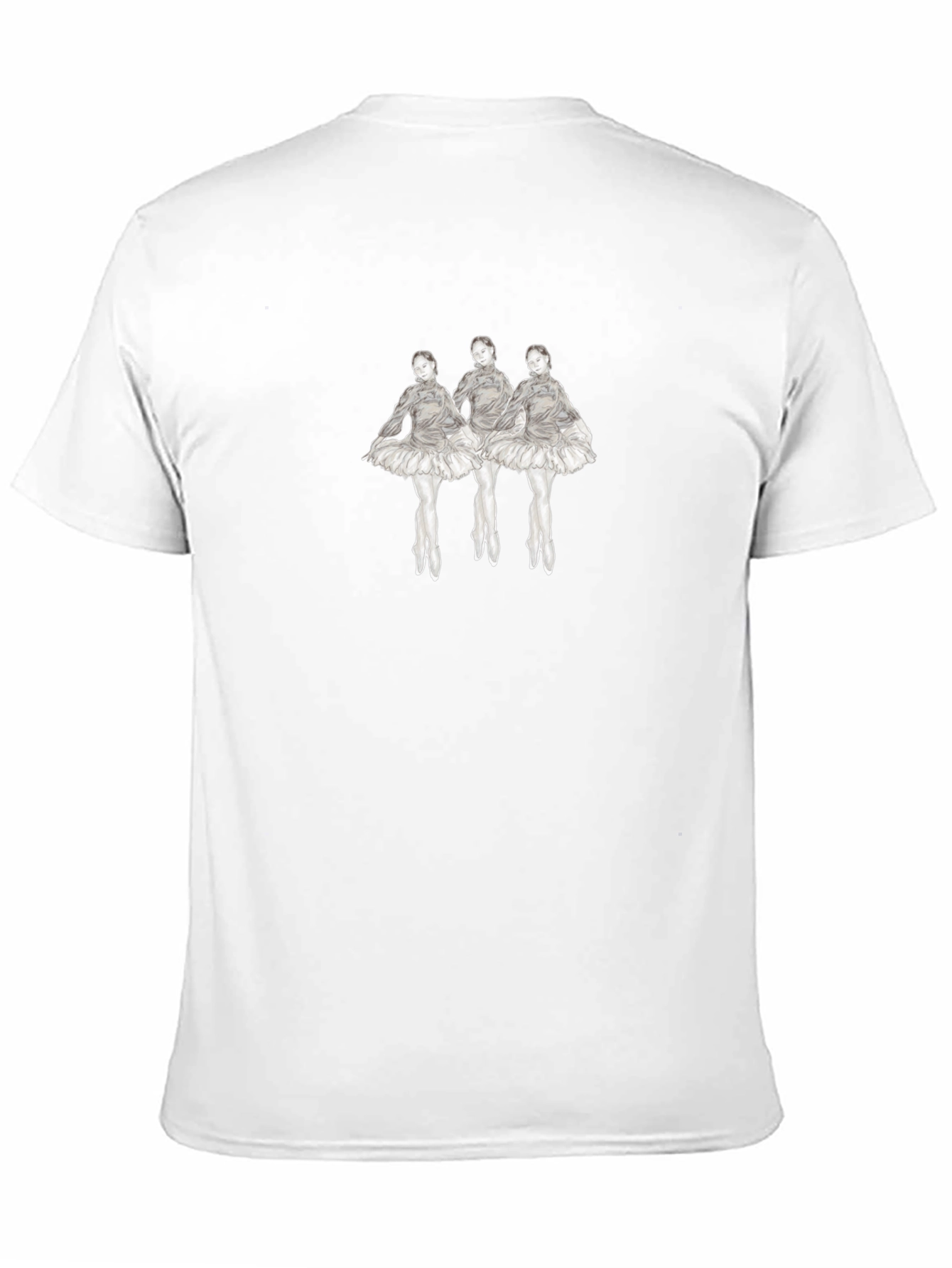 Black Dancing Ballerinas Graphic T-Shirt view 11