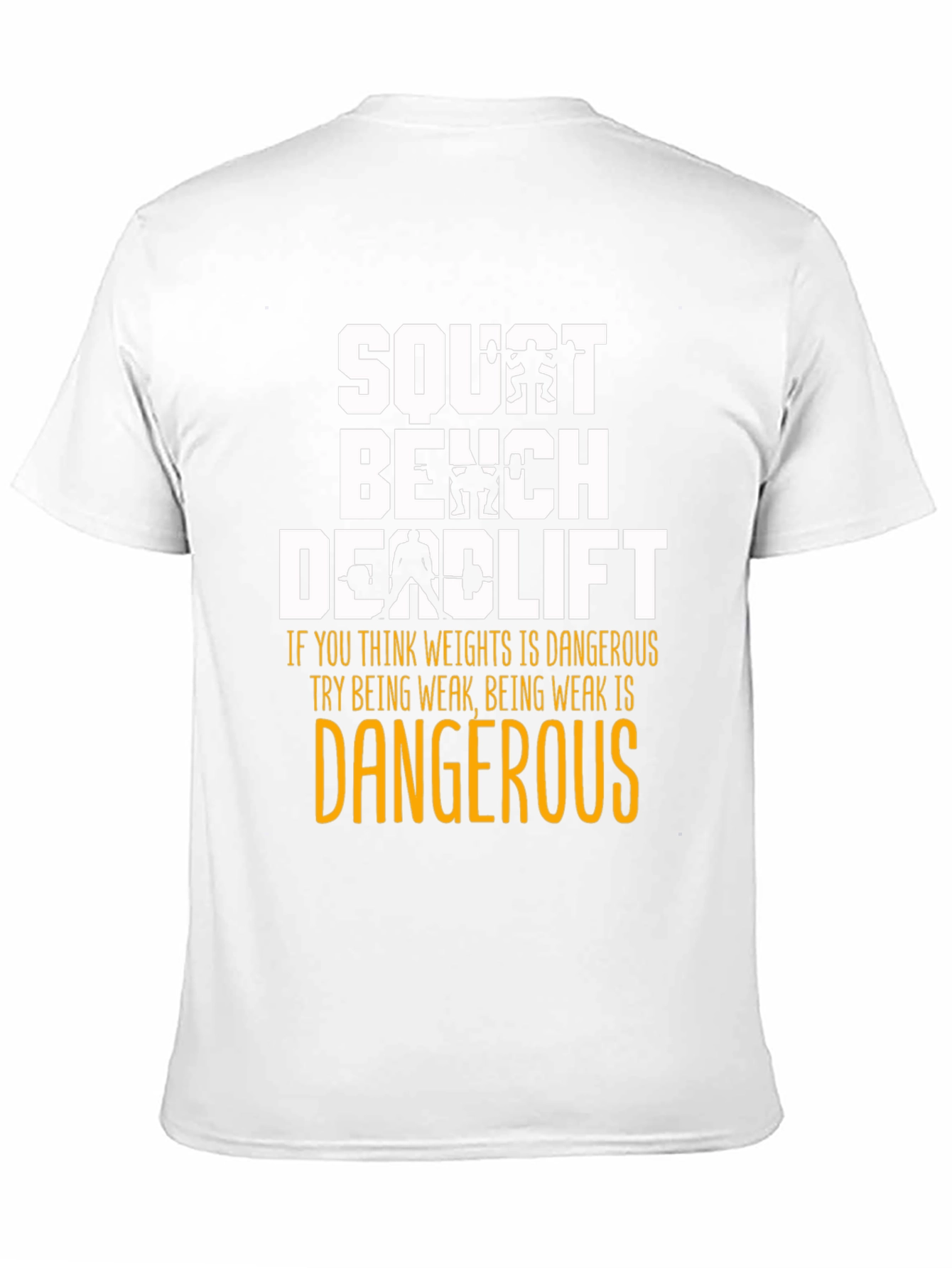 Squat Bench Deadlift Weightlifting T-Shirt - 11