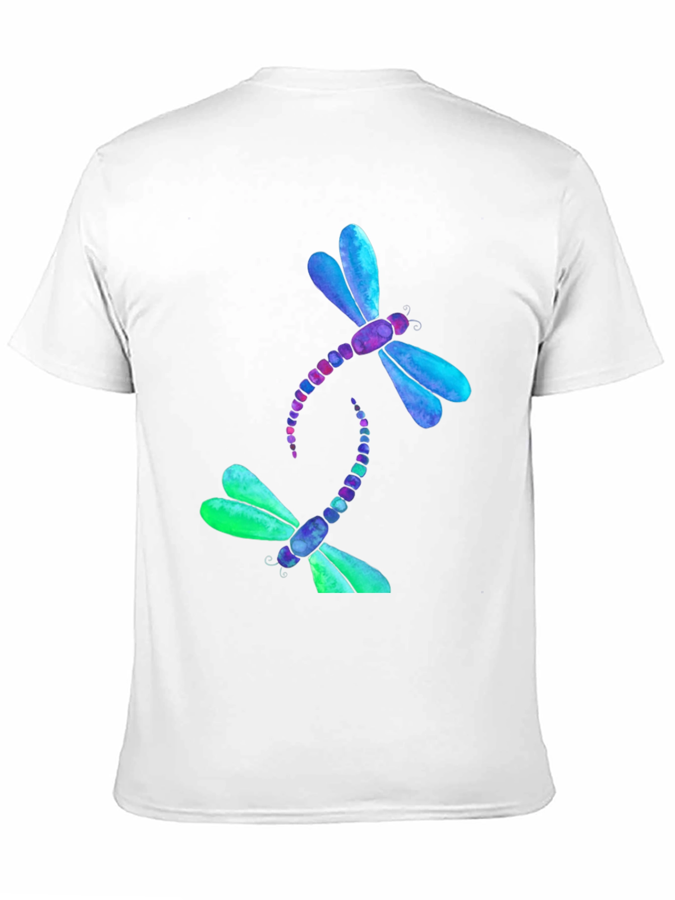 Black Dragonfly Graphic Tee - Men's Black T-Shirt view 11