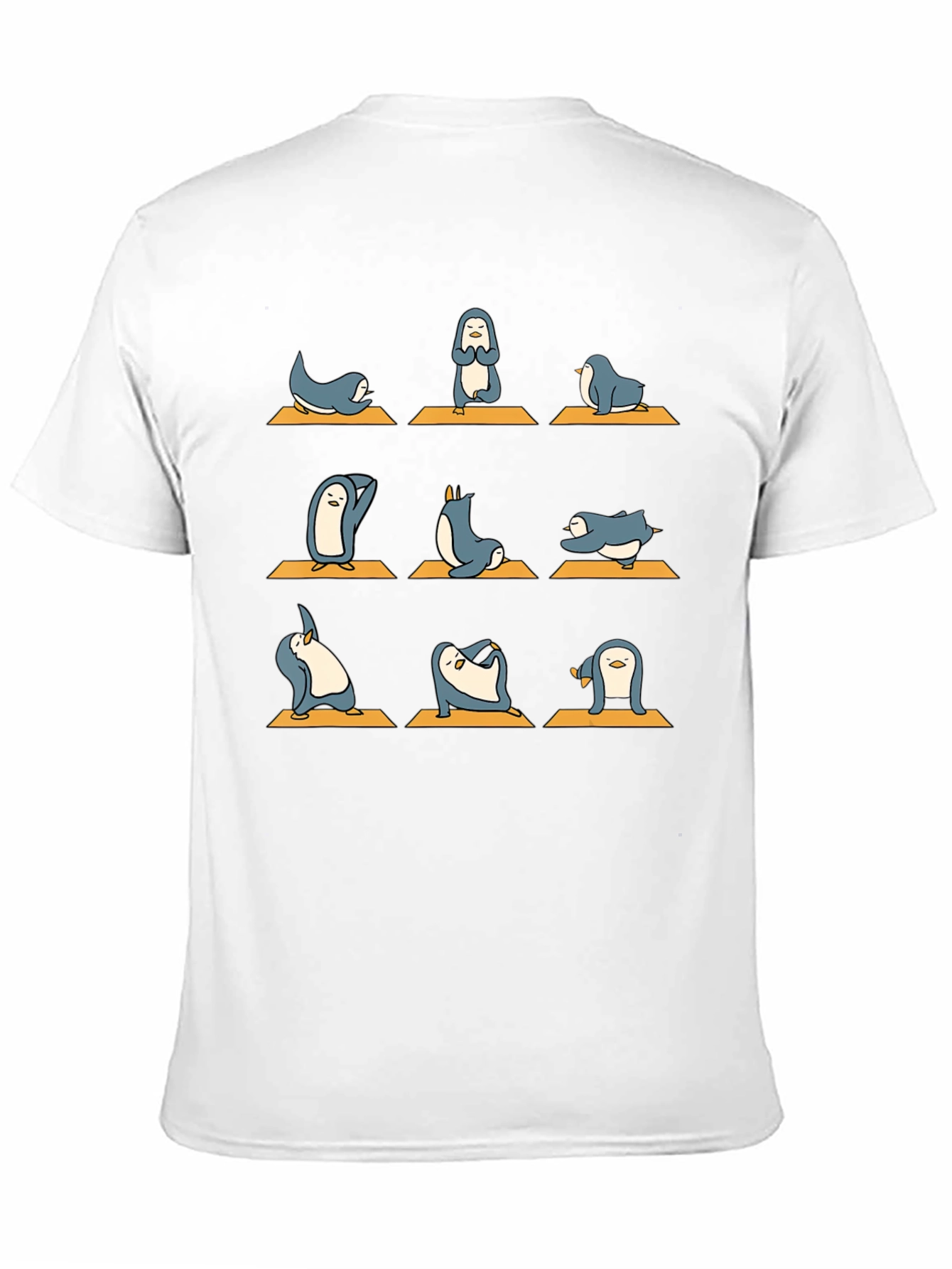 Black Yoga Penguin Graphic Tee view 11