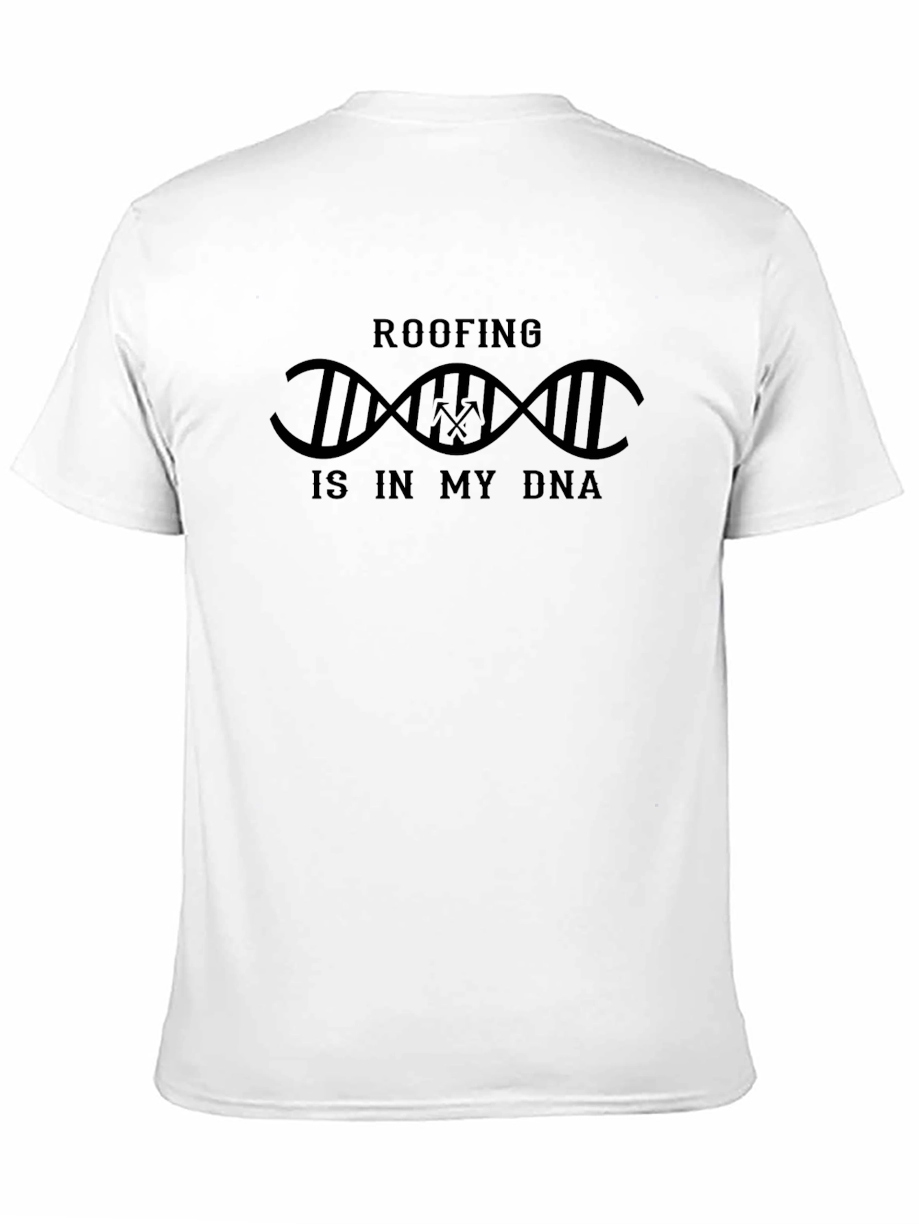 Black Roofing DNA Graphic T-Shirt view 11