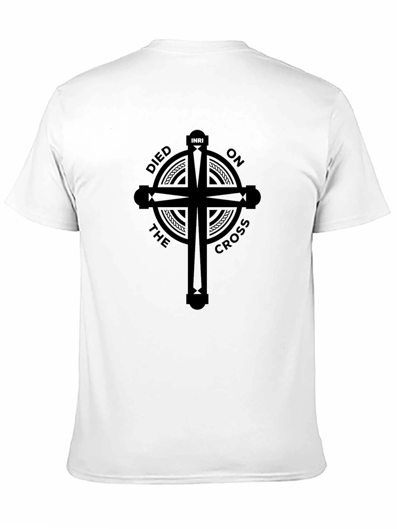 Black Died on the Cross Graphic T-Shirt view 11