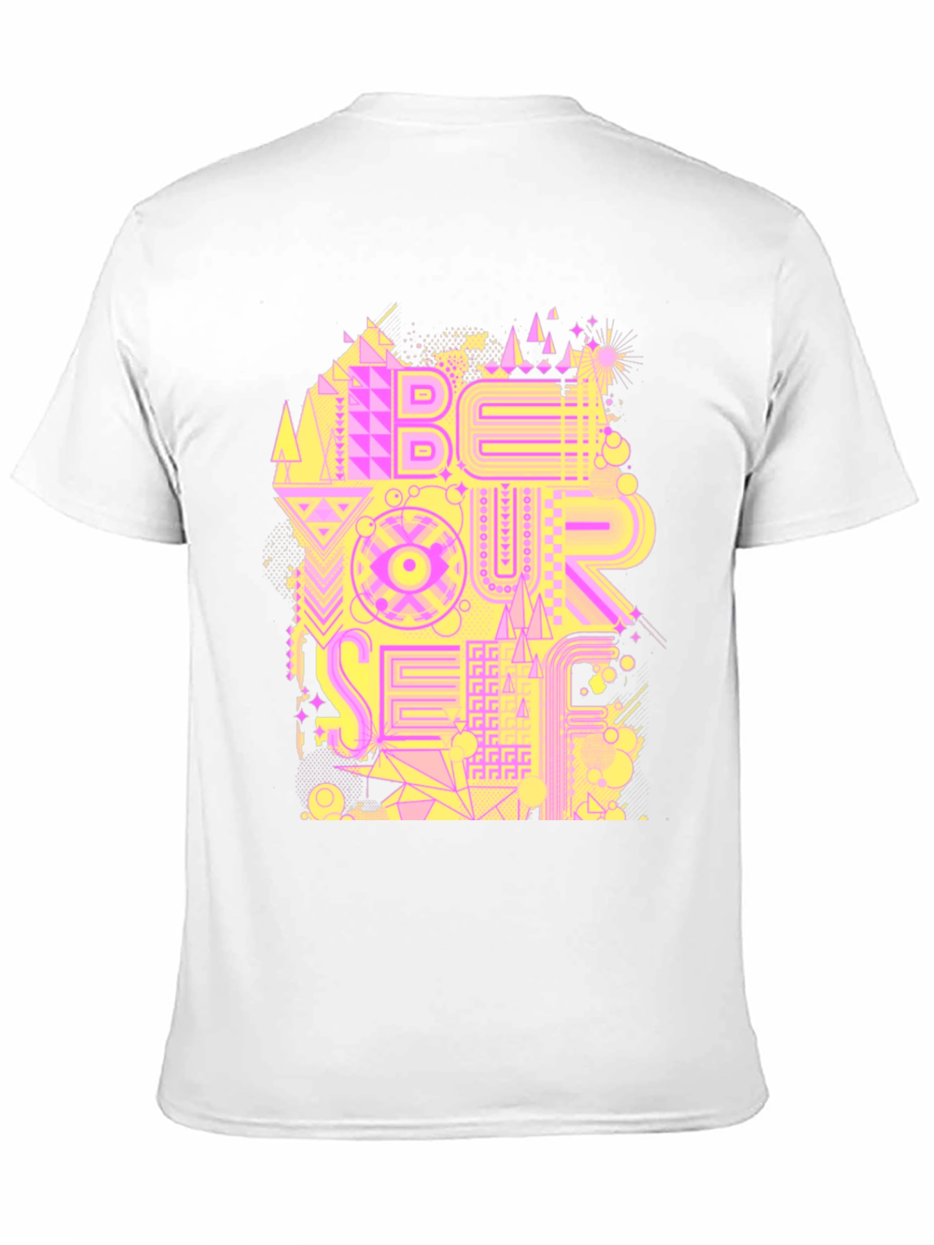 Black Be Your Self Graphic Black T-Shirt view 11