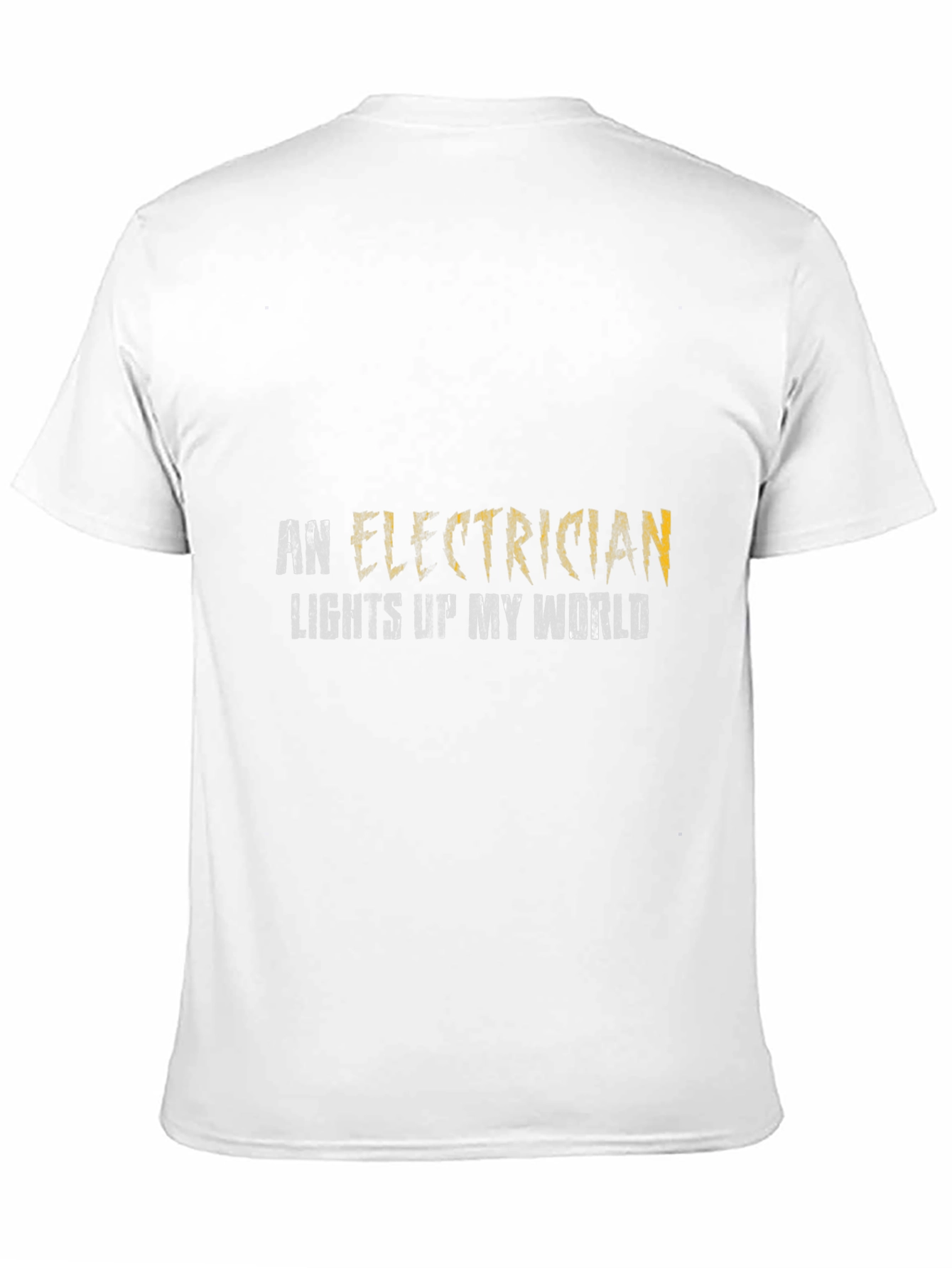 Black Electrician Lights Up My World T-Shirt view 11