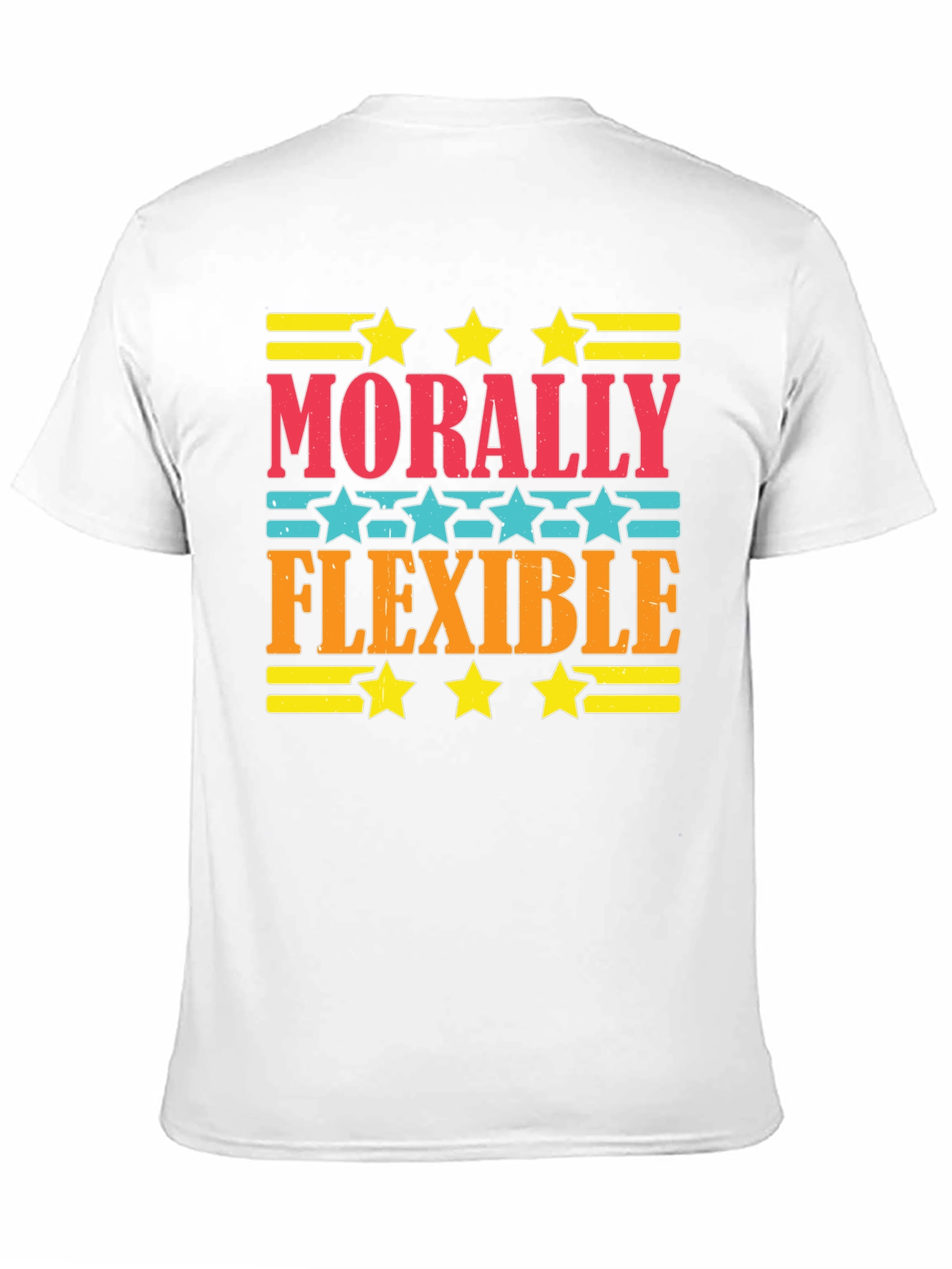 Black Morally Flexible Graphic Tee - Comfort Fit view 11