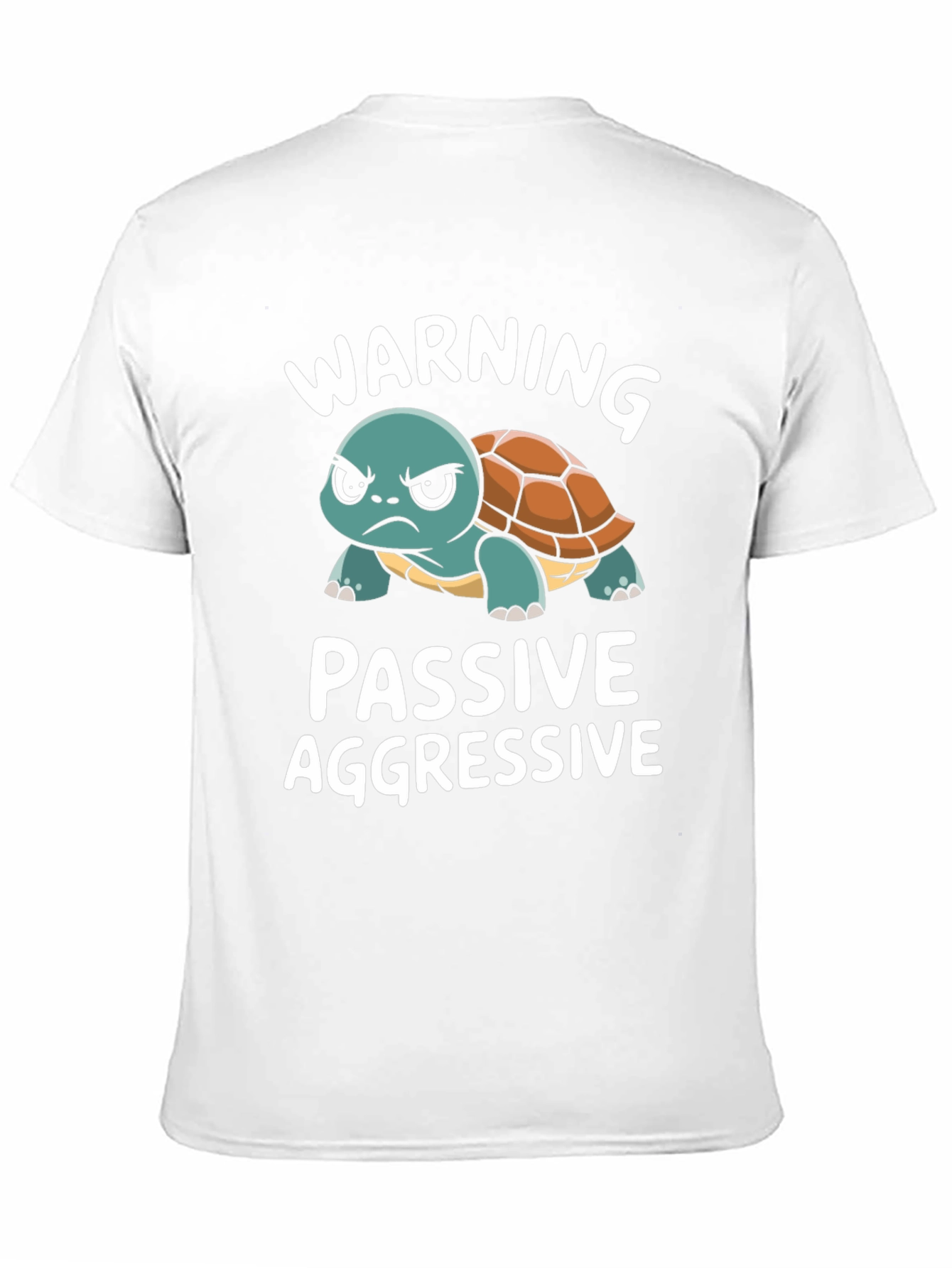 Black Passive Aggressive Turtle T-Shirt Funny Novelty Tee view 11