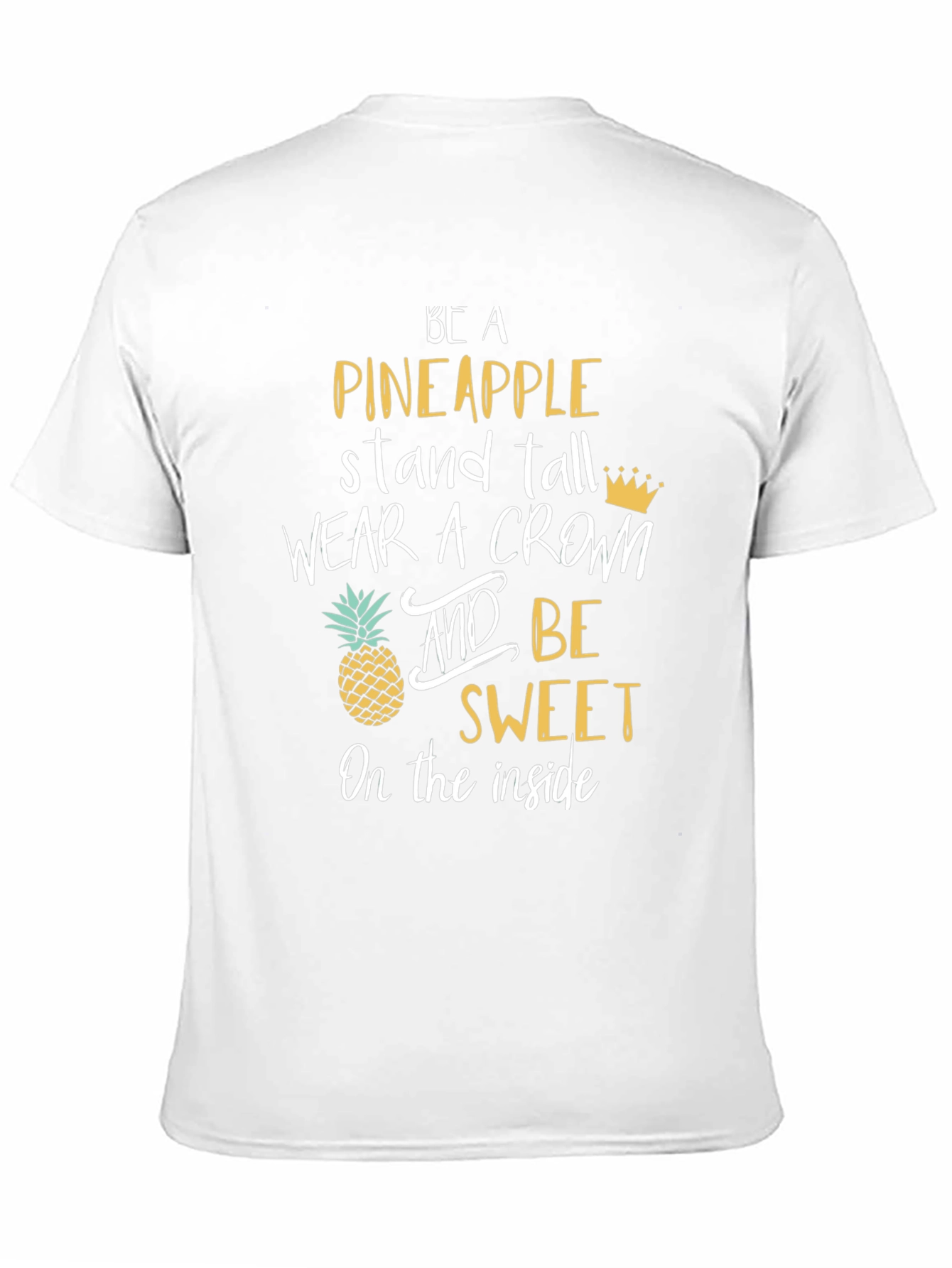 Black Be a Pineapple Graphic Tee - Stand Tall view 11