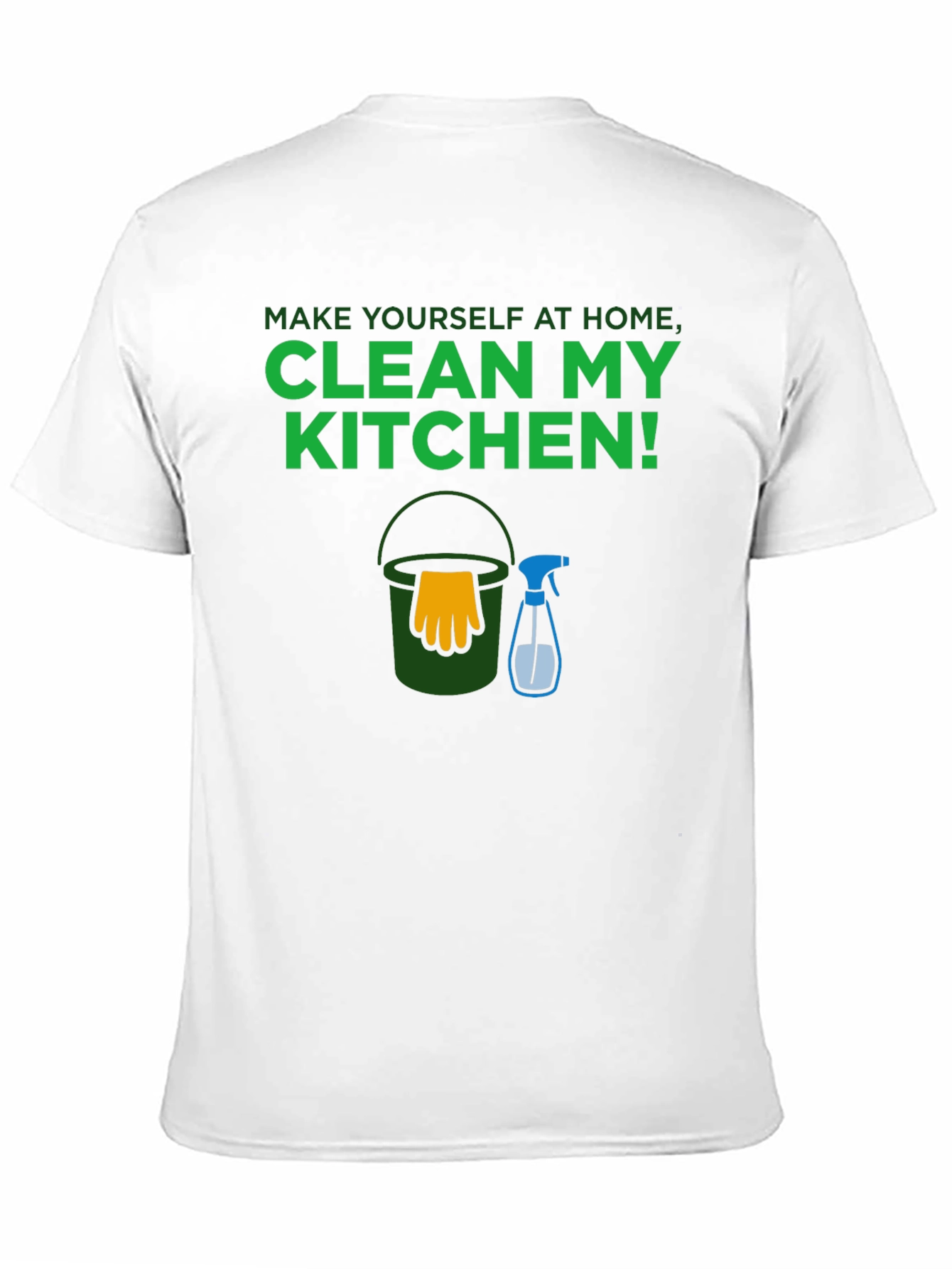Black Clean My Kitchen Graphic Tee view 11