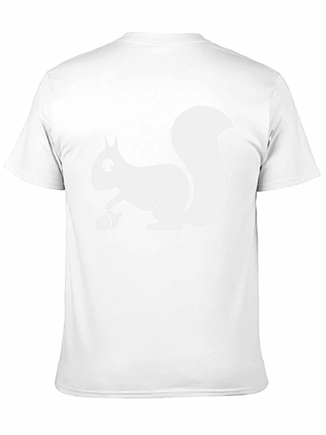 Black Squirrel Graphic Tee - Black Cotton T-Shirt view 11