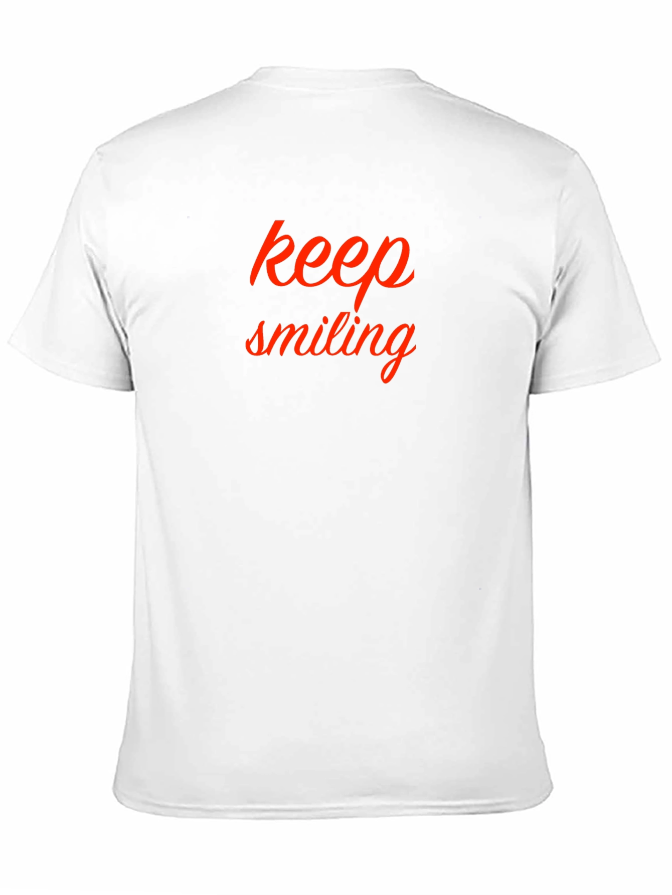 Black Keep Smiling Black Cotton Tee view 11
