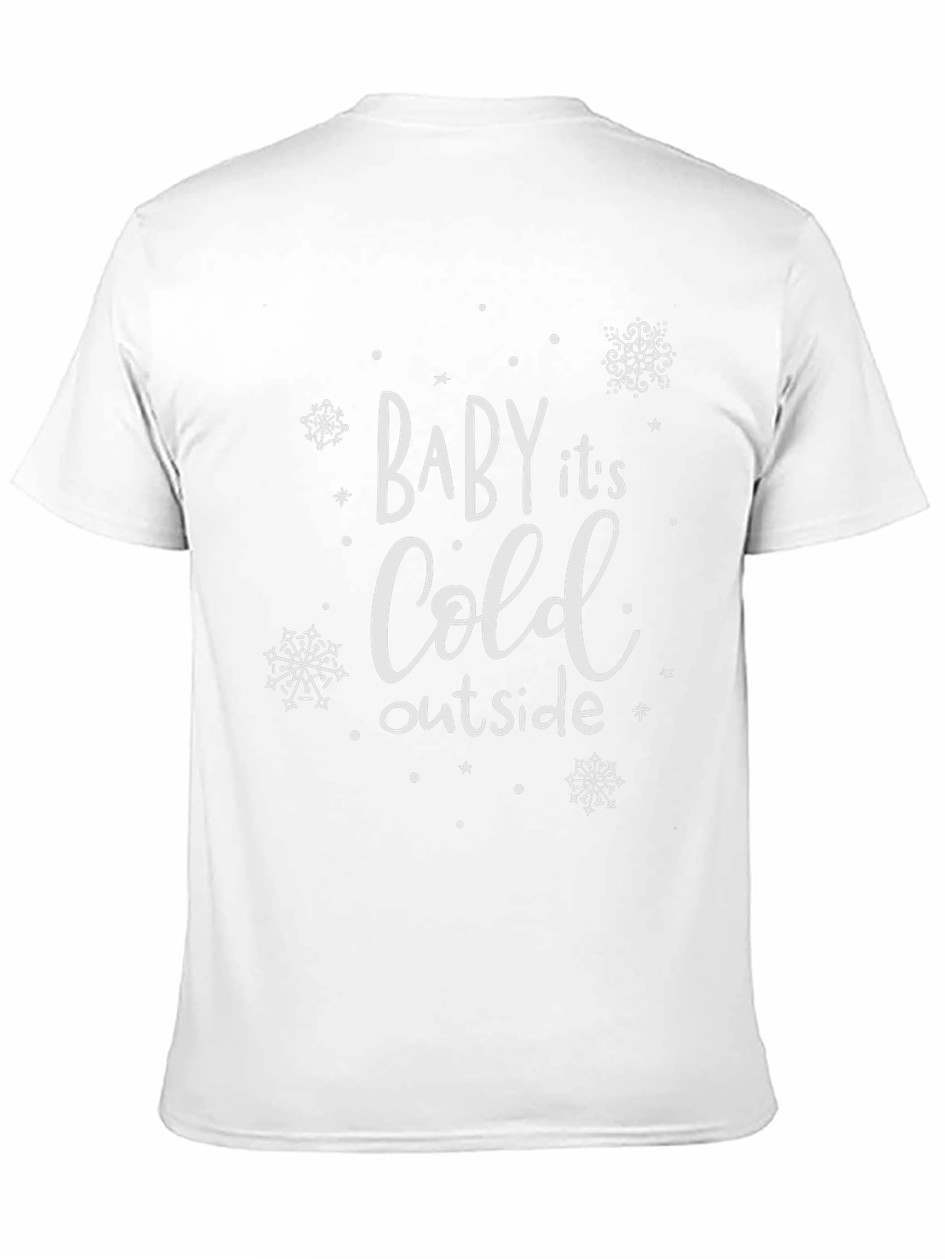 Black Baby It's Cold Outside Graphic Tee view 11