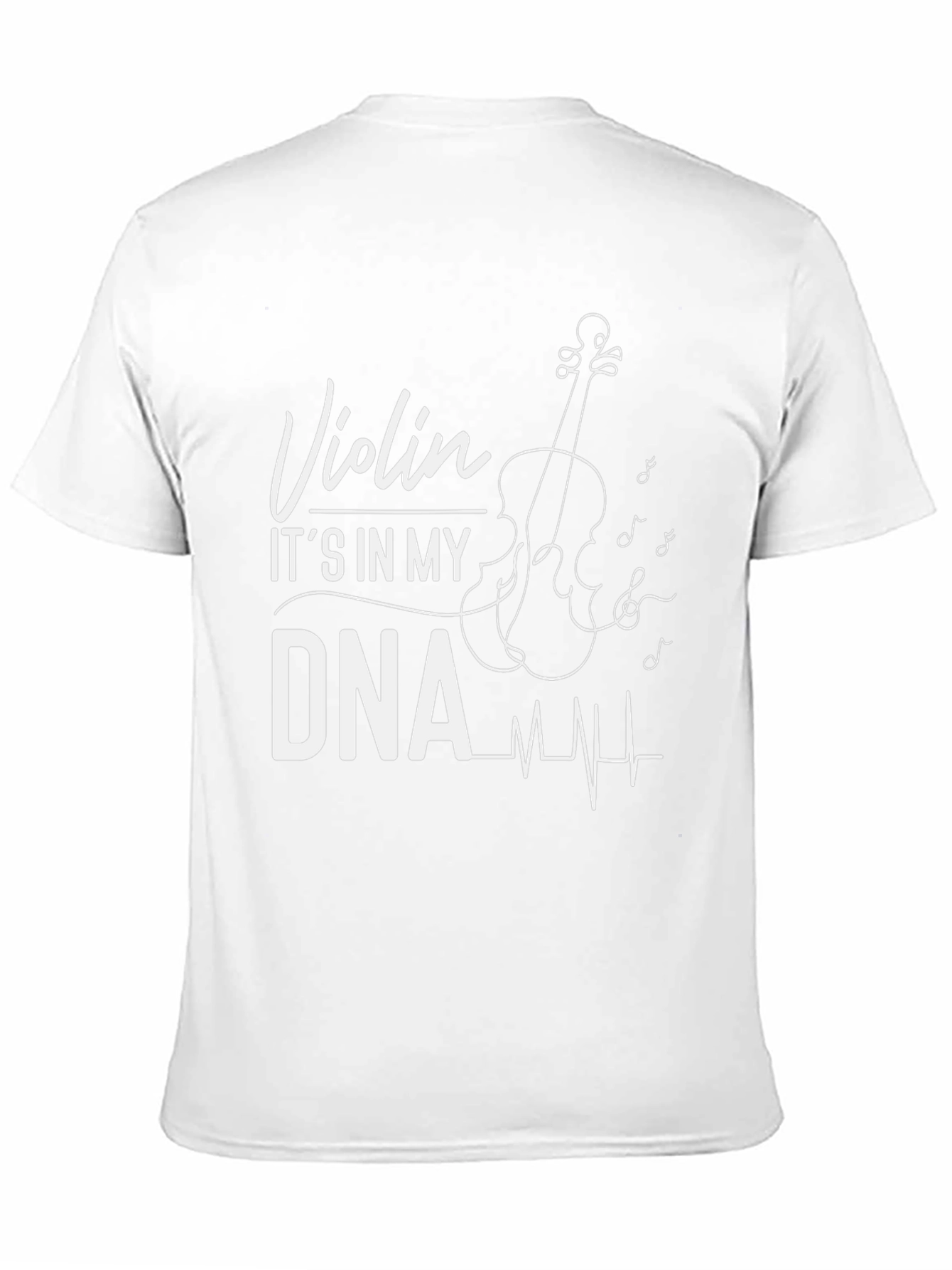 Black Violin DNA Black Graphic Tee - Musician Gift view 11