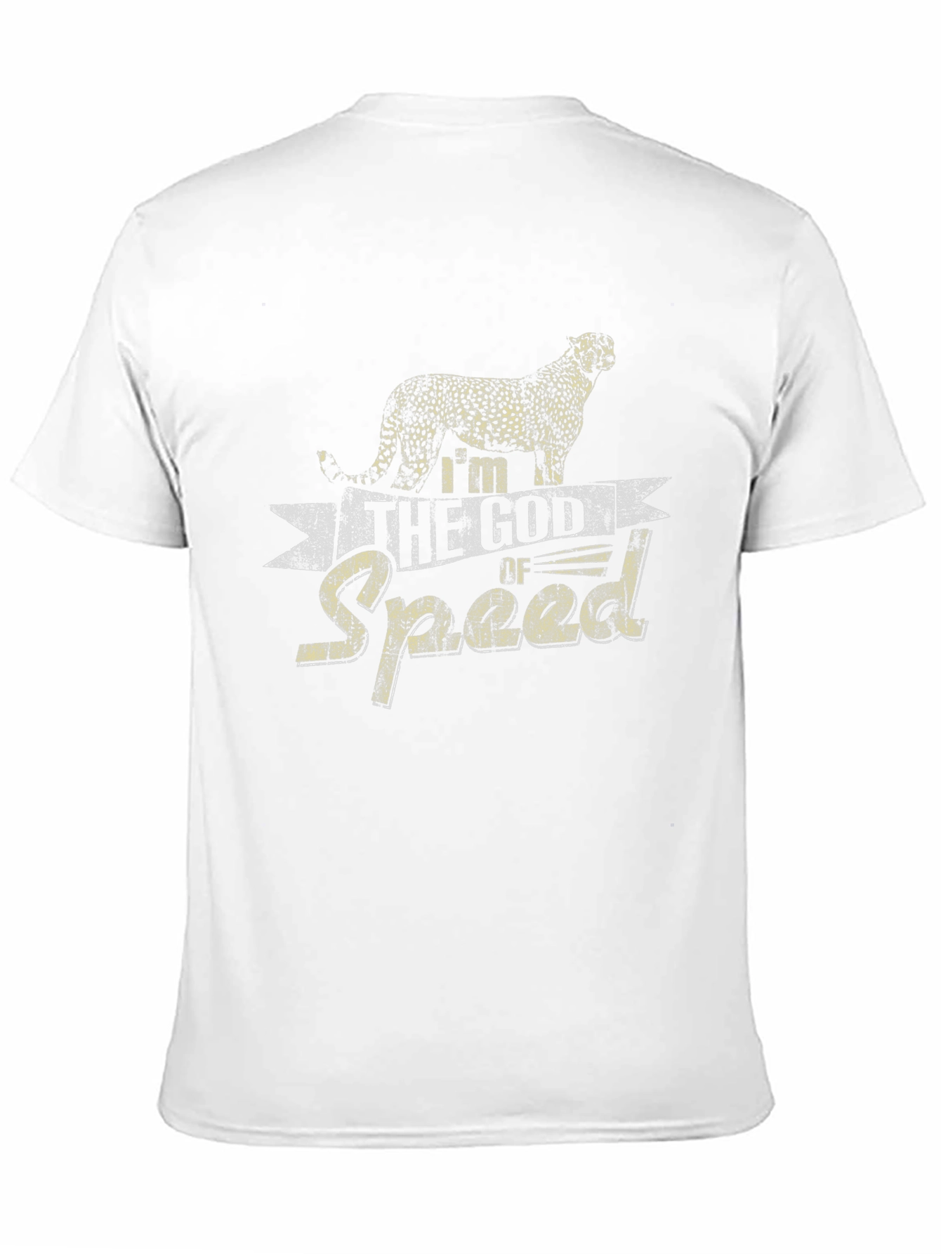 Black I'm the God of Speed Cheetah Graphic Tee view 11