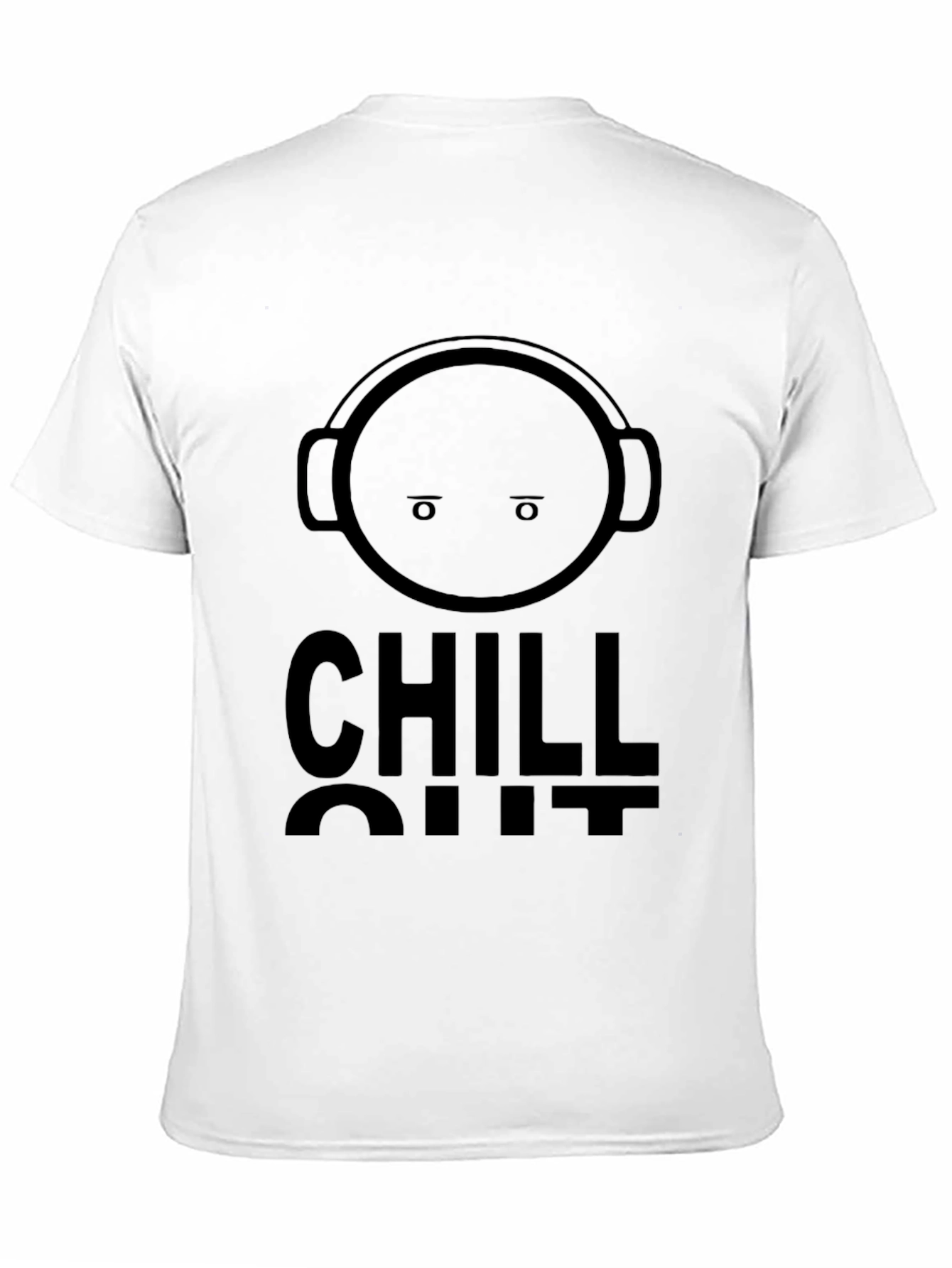 Black Chill Out Graphic T-Shirt - Relaxed Vibe view 11