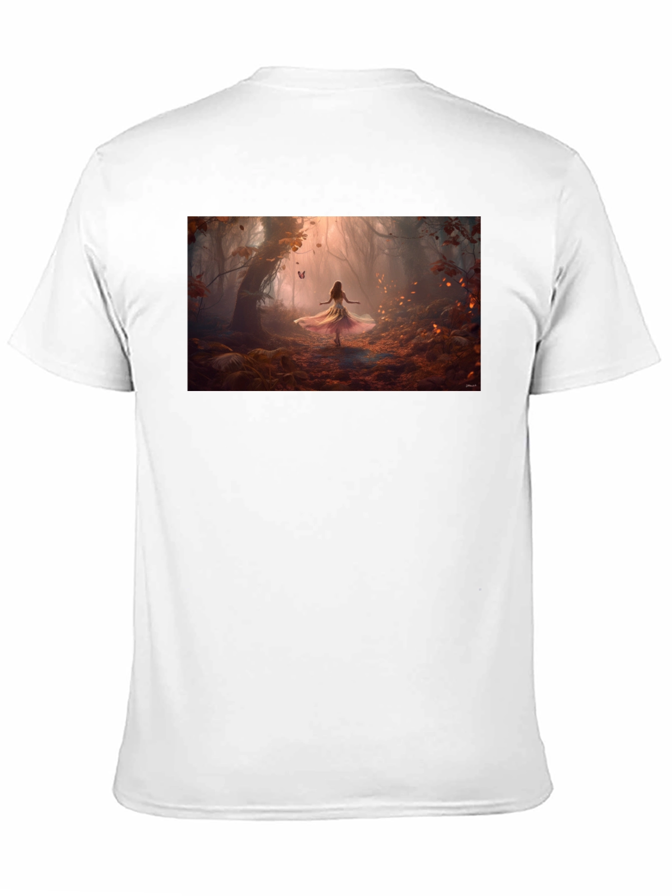 Black Enchanted Forest T-Shirt view 11