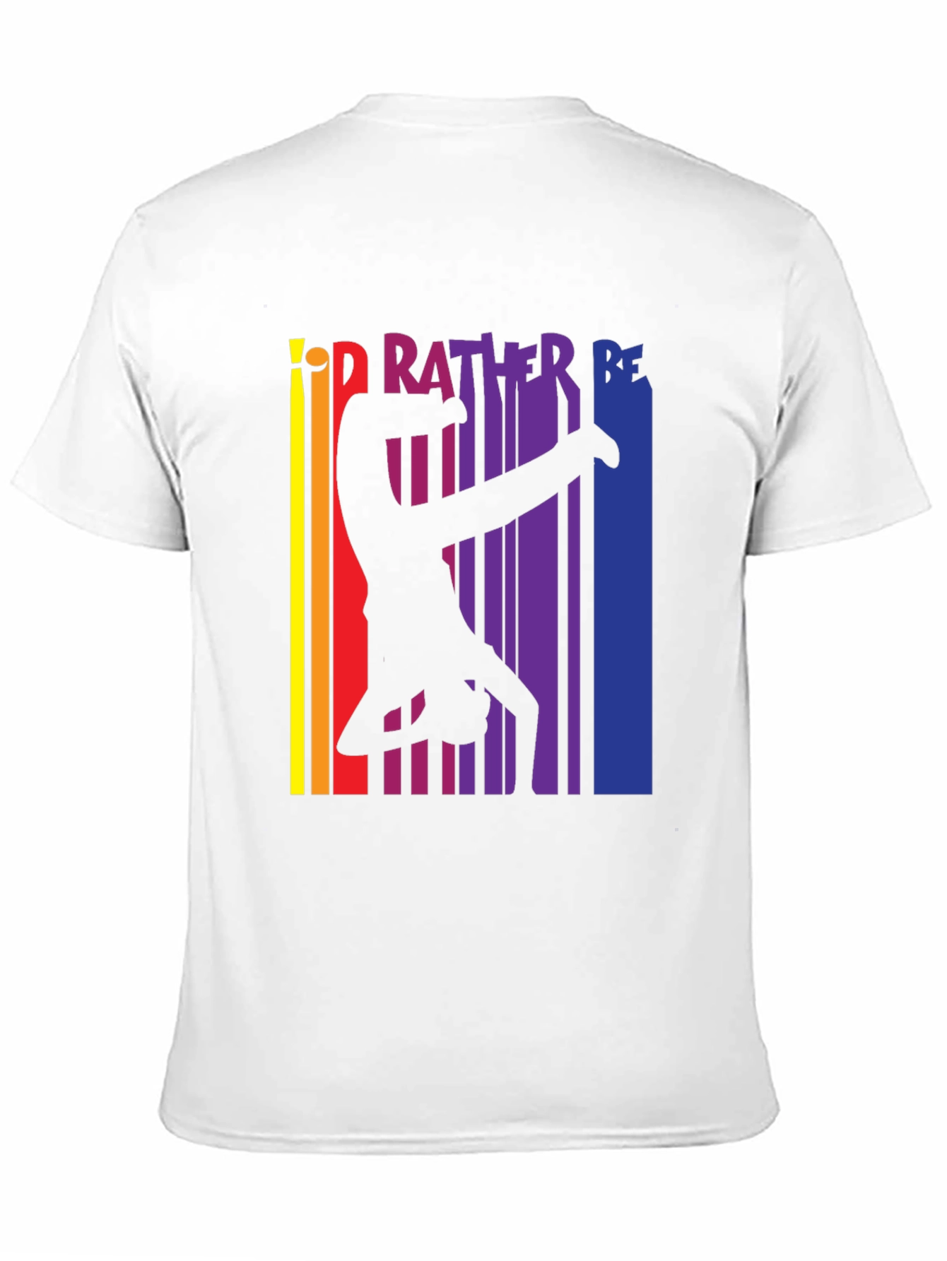 Black Gymnast Pride T-Shirt - I'd Rather Be Gymnastics Tee view 11