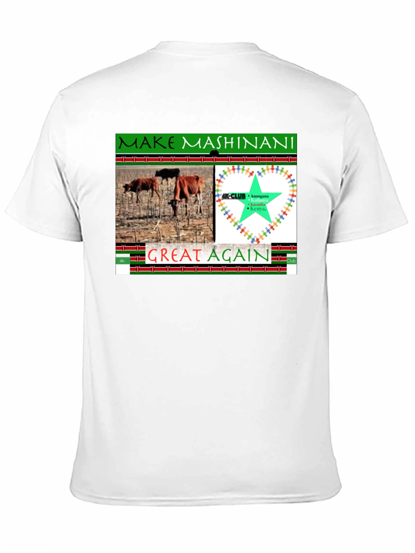 Black Make Mashinani Great Again Graphic Tee view 11