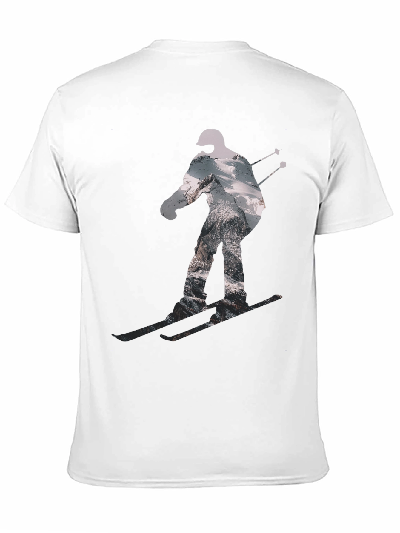 Black Skier Graphic Tee - Black T-Shirt view 11