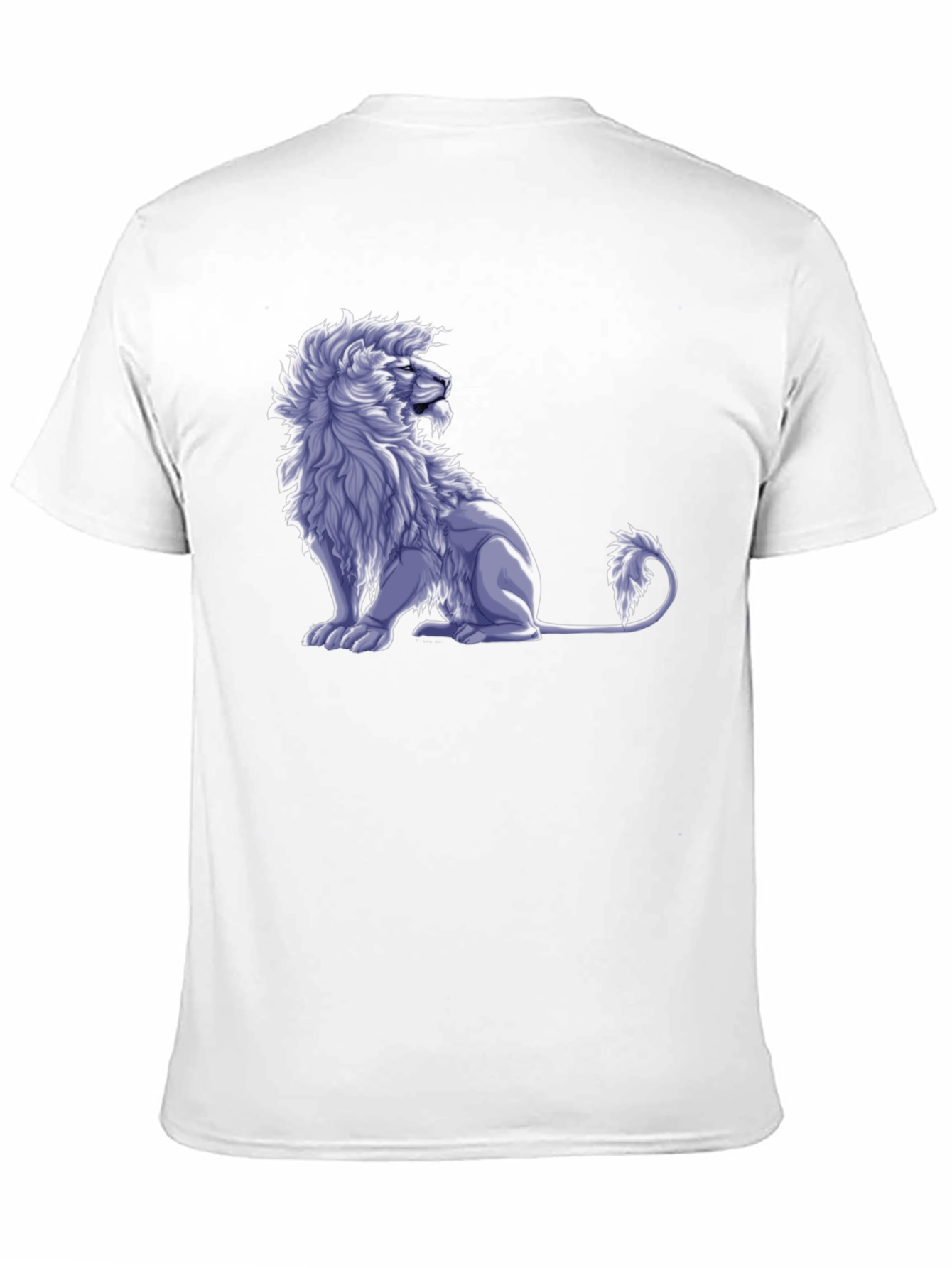 Black Lion Graphic Tee - Black Cotton Blend view 11