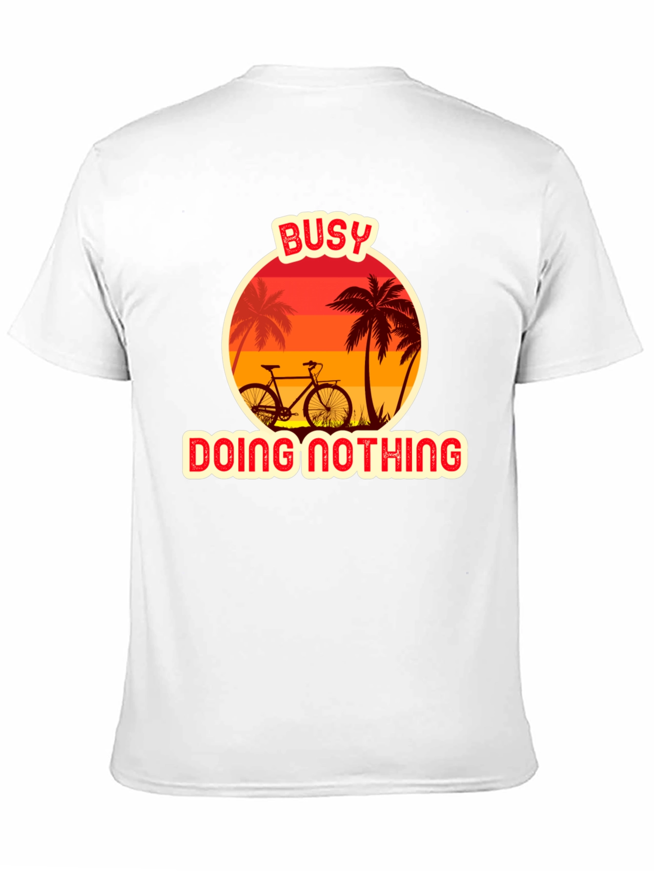 Black Busy Doing Nothing Graphic T-Shirt view 11