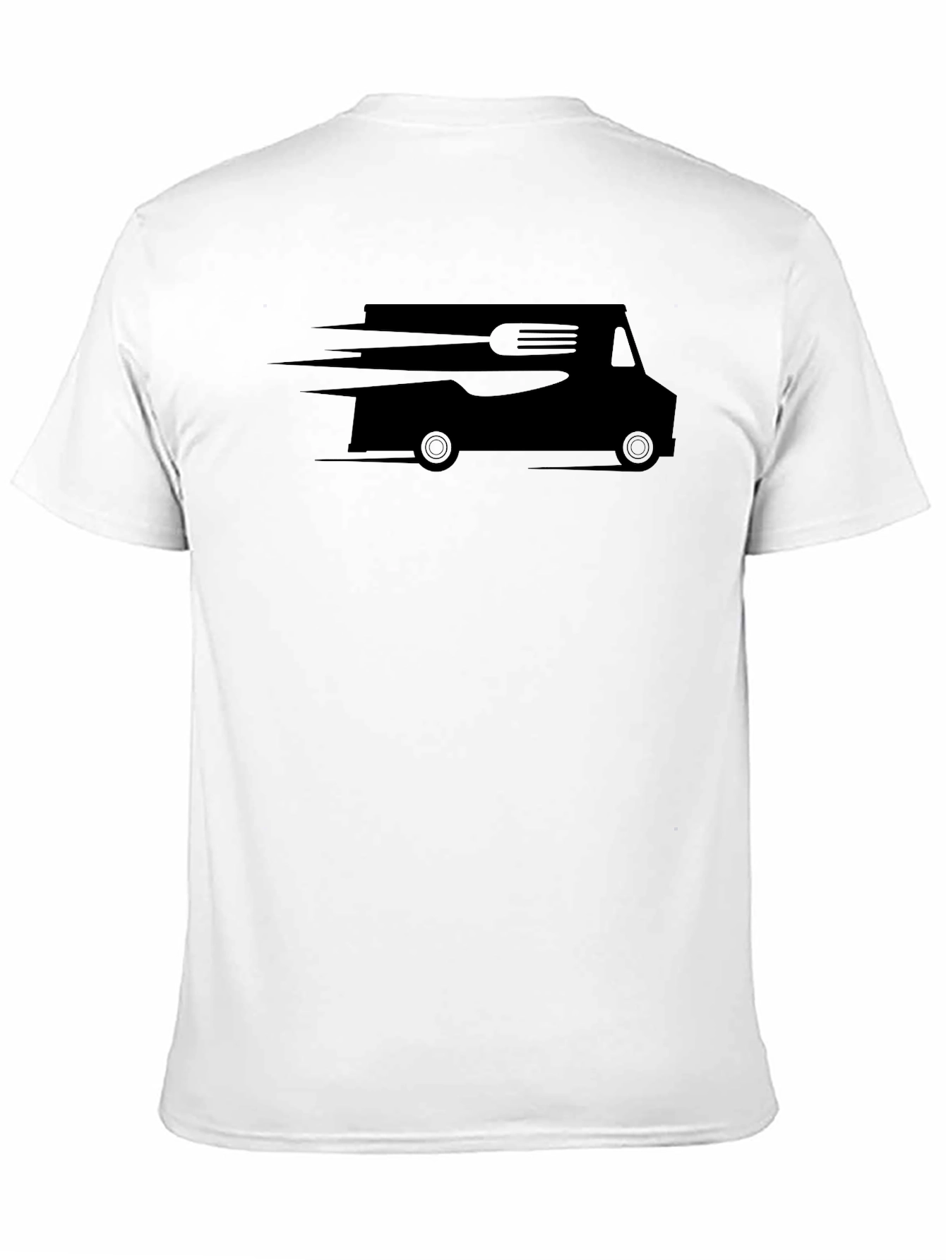 Black Food Truck T-Shirt - Fast Food Fashion view 11