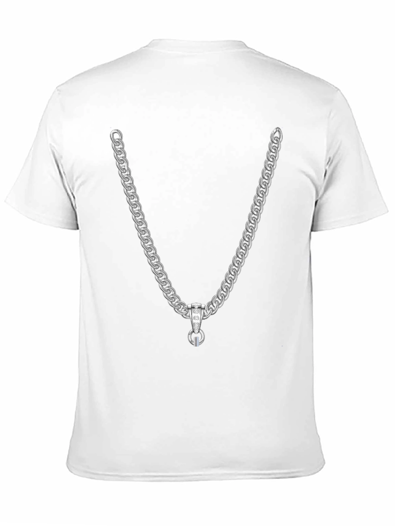 Black Chain Graphic T-Shirt view 11