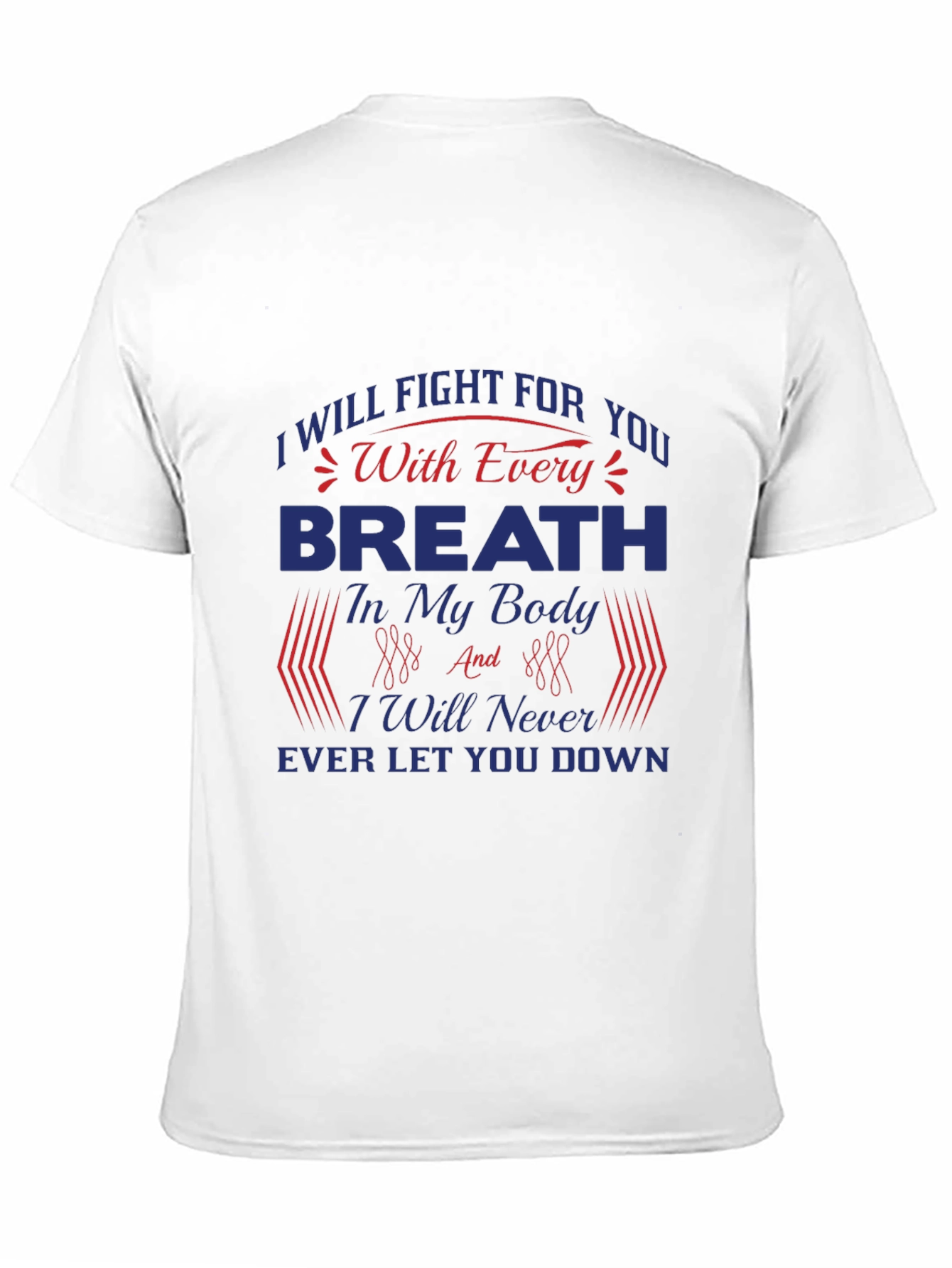 Black I Will Fight For You T-Shirt - Bold Graphic Tee view 11